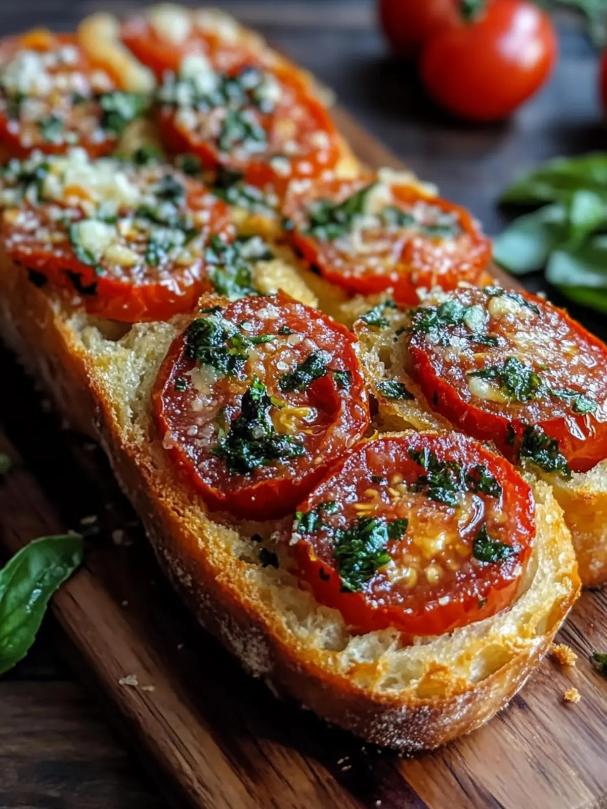 Tomato Basil Garlic Bread That's Better Than Takeout 2 Tomato Basil Garlic Bread
