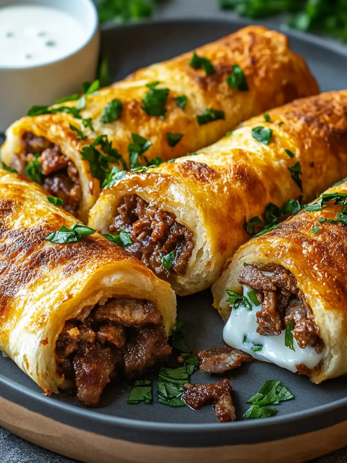 Keto Philly Cheesesteak Rolls: Irresistibly Low-Carb Goodness 2 Keto Philly Cheesesteak Rolls