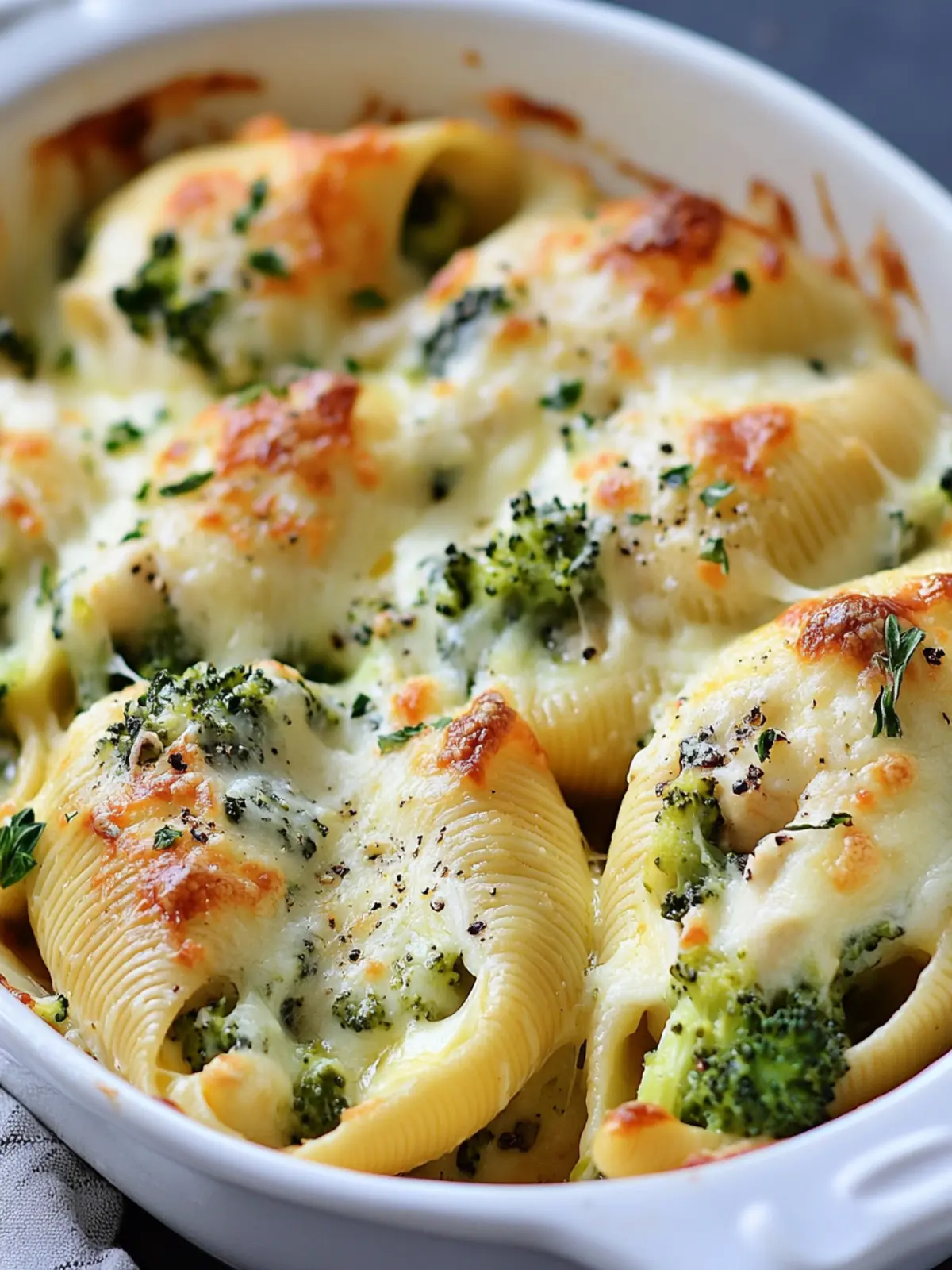 Cheesy Chicken & Broccoli Stuffed Shells for Ultimate Comfort 2 Chicken & Broccoli Stuffed Shells