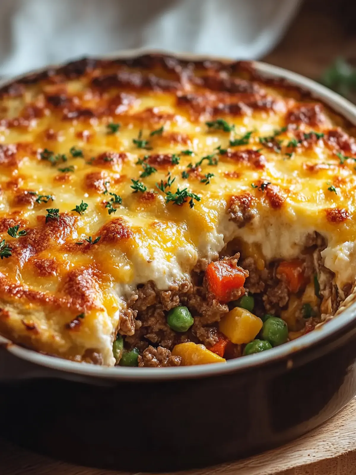 Savory Cheesy Beef & Vegetable Casserole You ll Love 2 Cheesy Beef & Vegetable Casserole