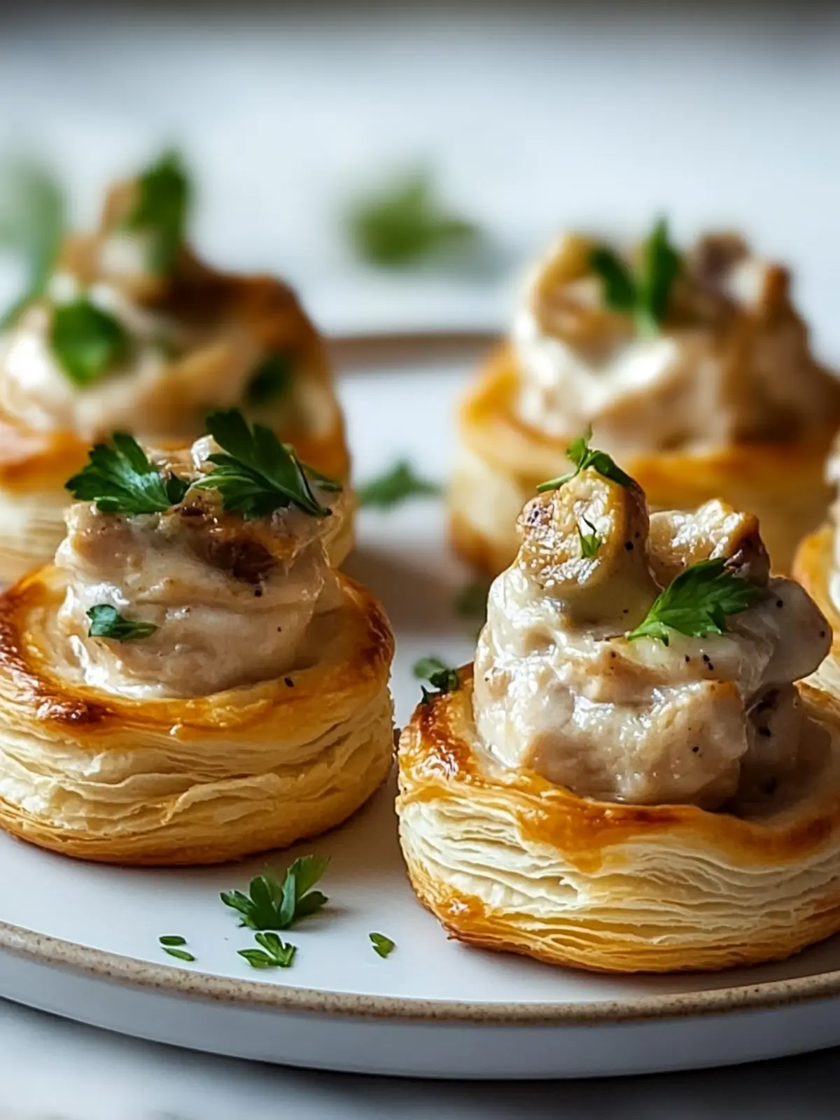 Savory Chicken Vol-au-Vents: Flaky Pastry Delight at Home 3 Chicken Vol-au-Vents