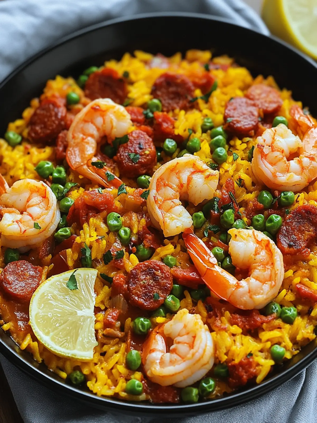 Savory Shrimp & Chorizo Paella for Effortless Dinner Parties 4 Shrimp & Chorizo Paella