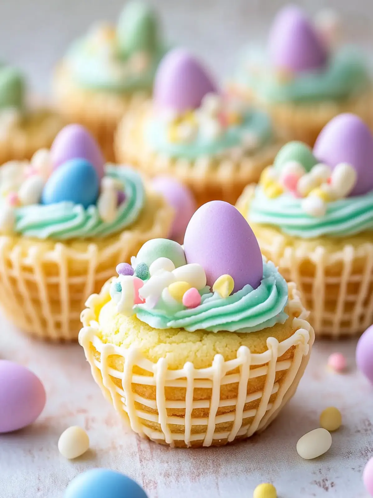 Easter Basket Sugar Cookie Cups: Delightful Treats to Bake 2 Easter Basket Sugar Cookie Cups