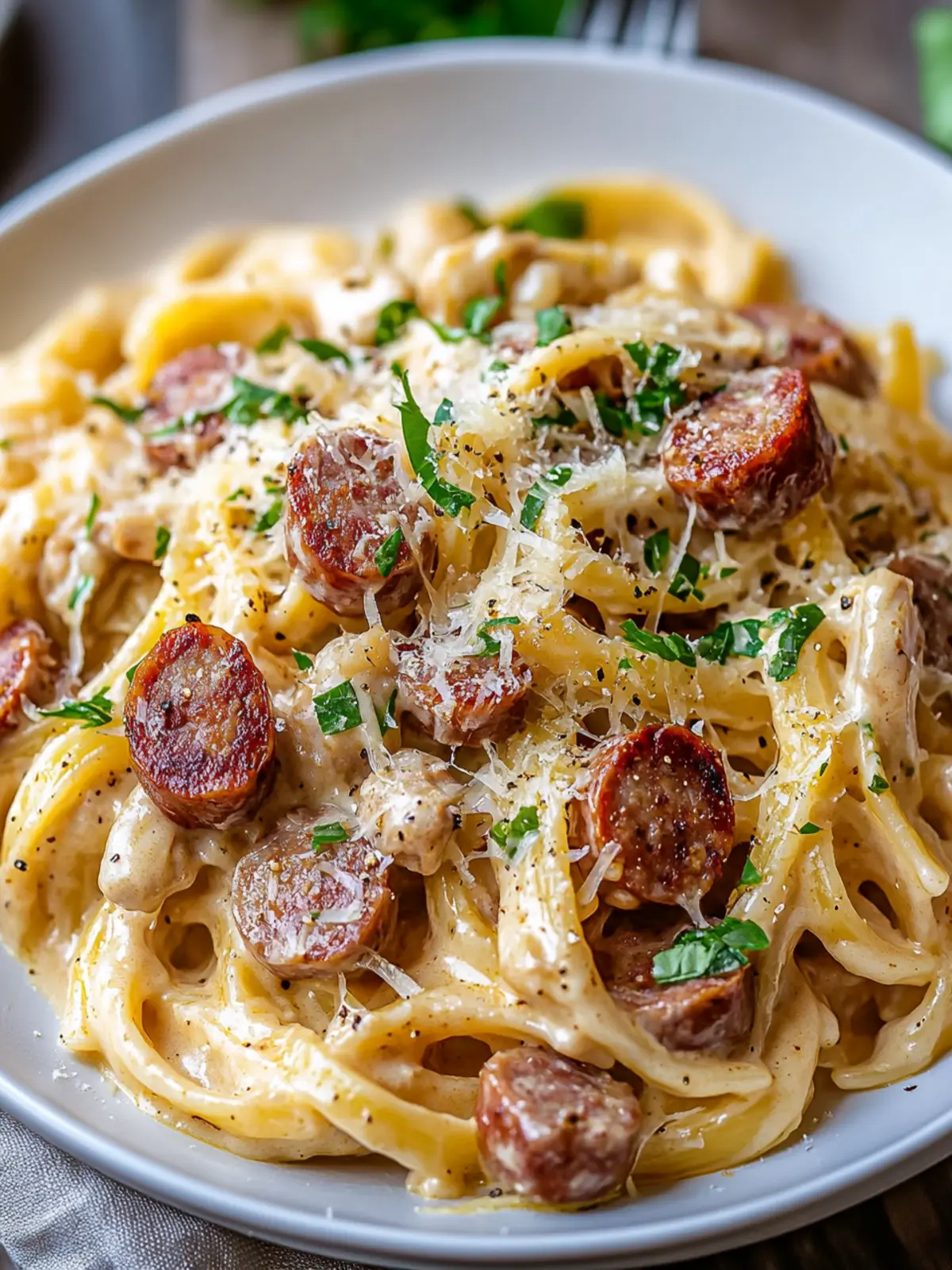 Creamy Smoked Sausage Pasta: Your New Family Dinner Hit 3 Creamy Smoked Sausage Pasta