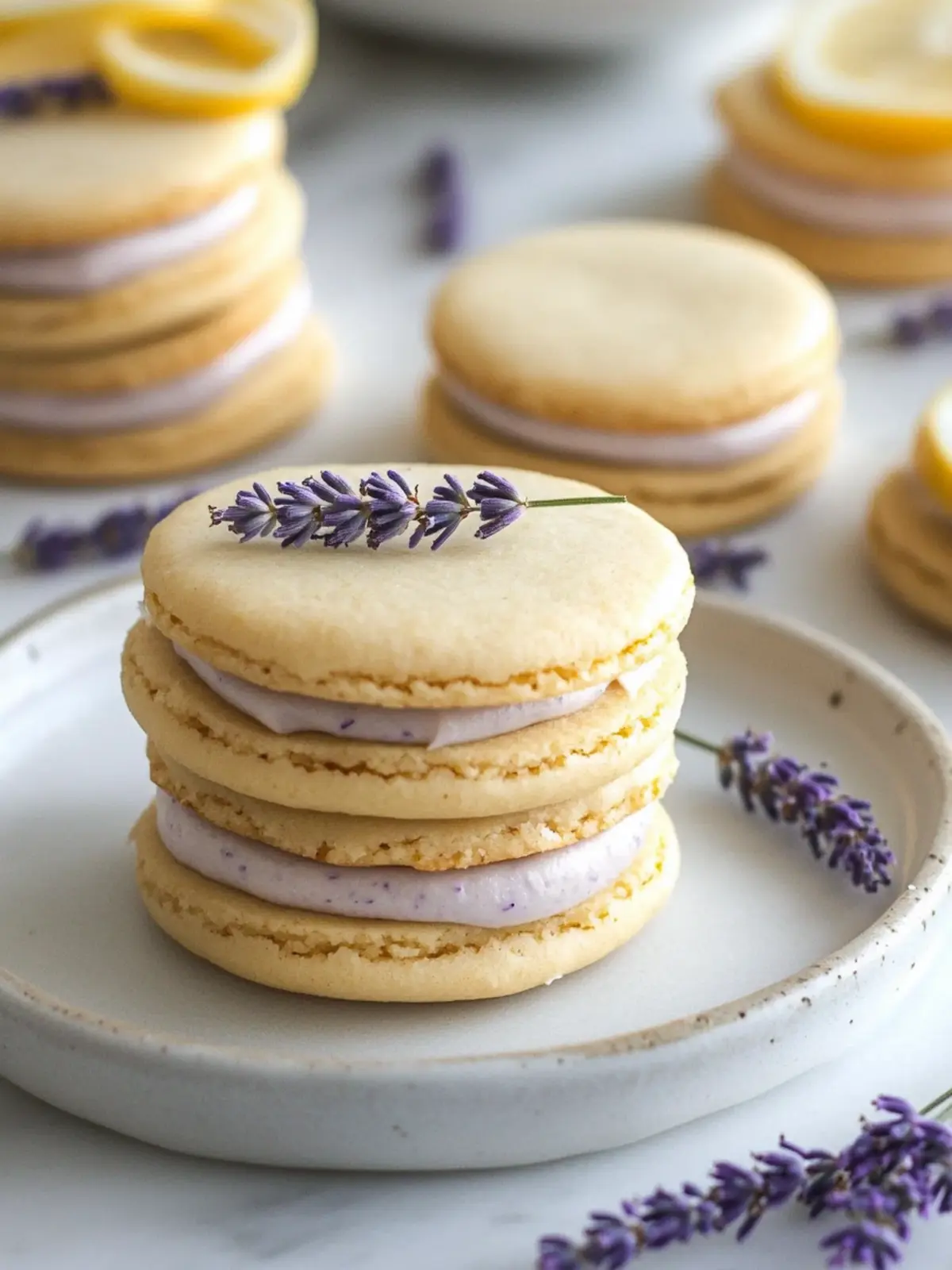 Lemon Lavender Sandwich Cookies Recipe: A Floral Delight 2 Lemon Lavender Sandwich Cookies Recipe