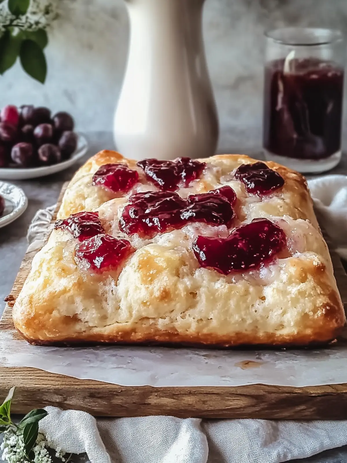 Jam Donut Focaccia: A Sweet Twist for Your Brunch Table 4 Jam Donut Focaccia
