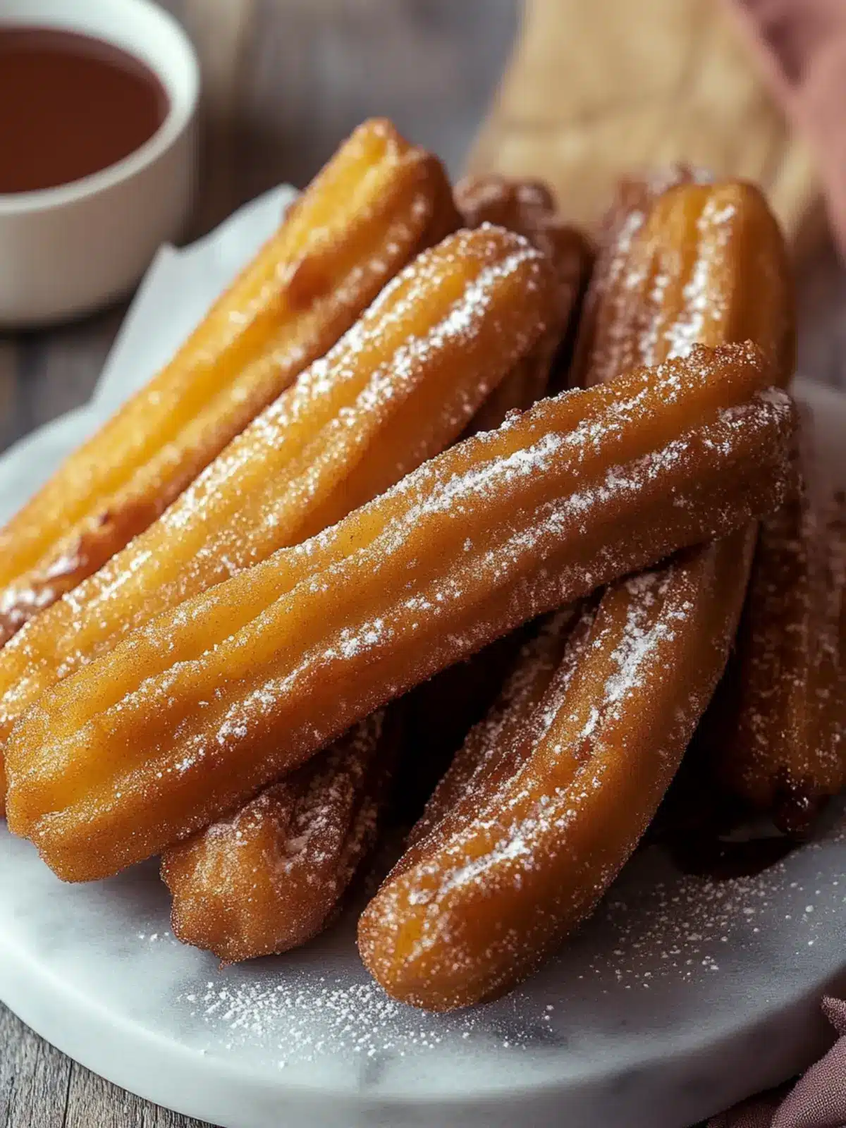 Heavenly Churros with Chocolate Sauce for Sweet Indulgence 2 Churros with Chocolate Sauce