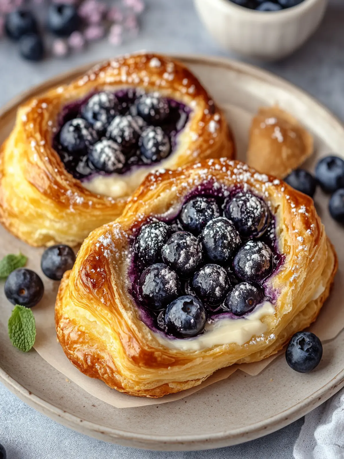 Irresistible Blueberry Cream Cheese Danish in 15 Minutes 2 Blueberry Cream Cheese Danish