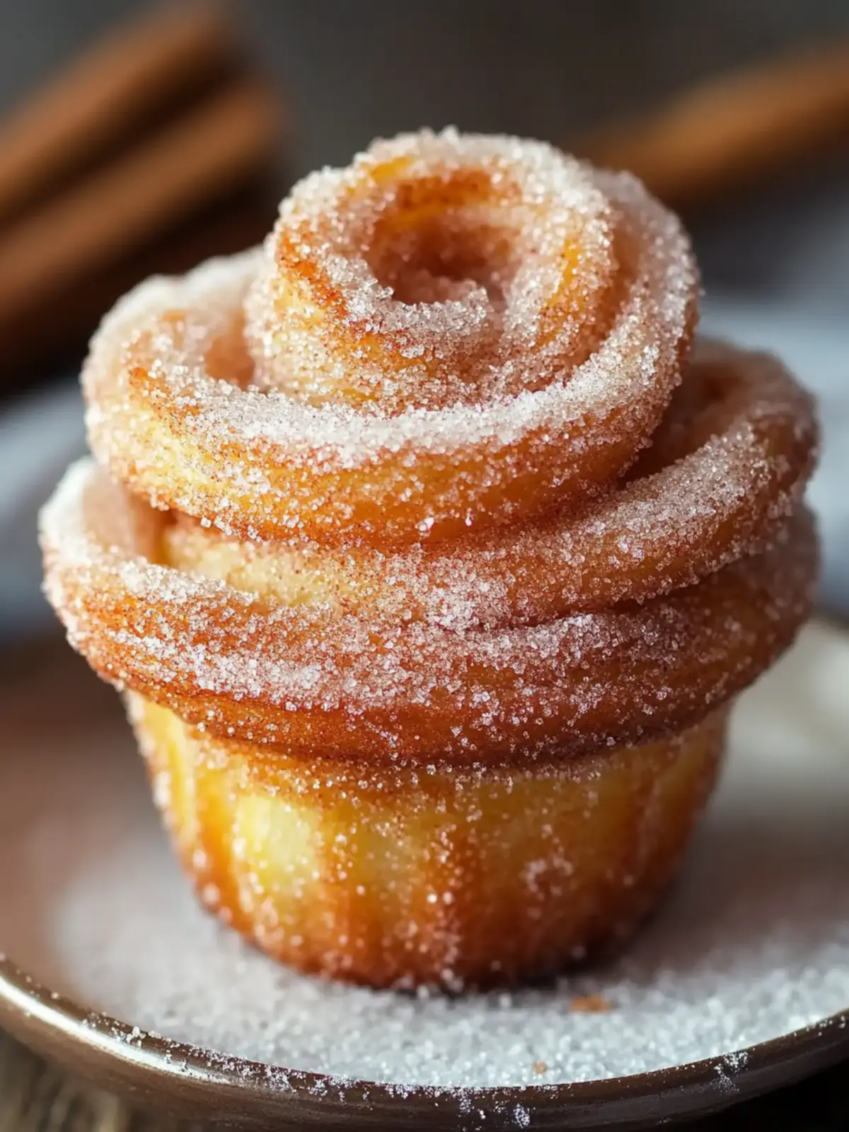 Churro Cruffins Cinnamon Sugar: The Sweetest Morning Treat 3 Churro Cruffins Cinnamon Sugar