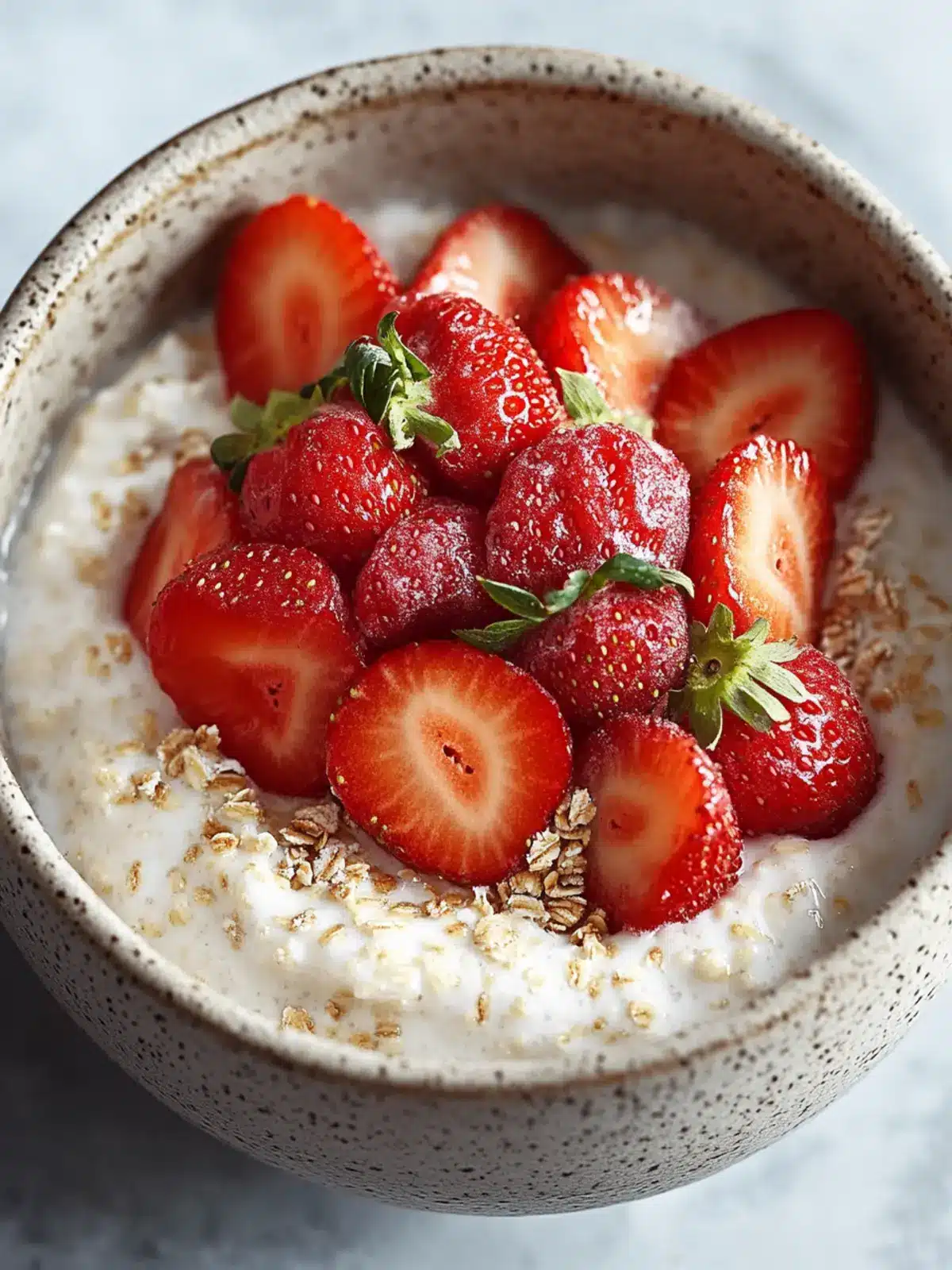 Strawberries and Cream Porridge for a Cozy Morning Boost 4 Strawberries and Cream Porridge