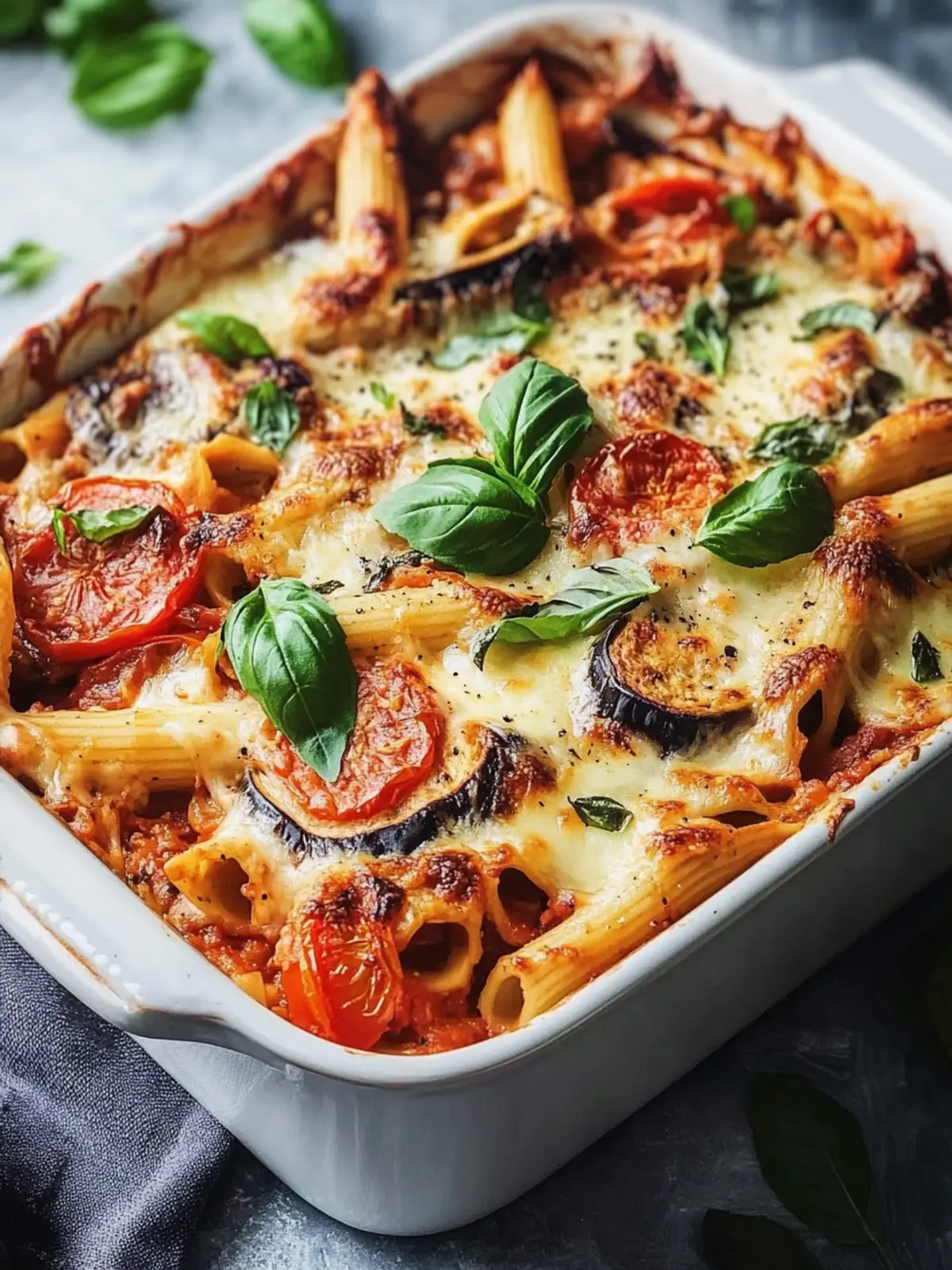Hearty Eggplant Tomato Pasta Bake: Cozy Family Comfort Food 2 Eggplant Tomato Pasta Bake