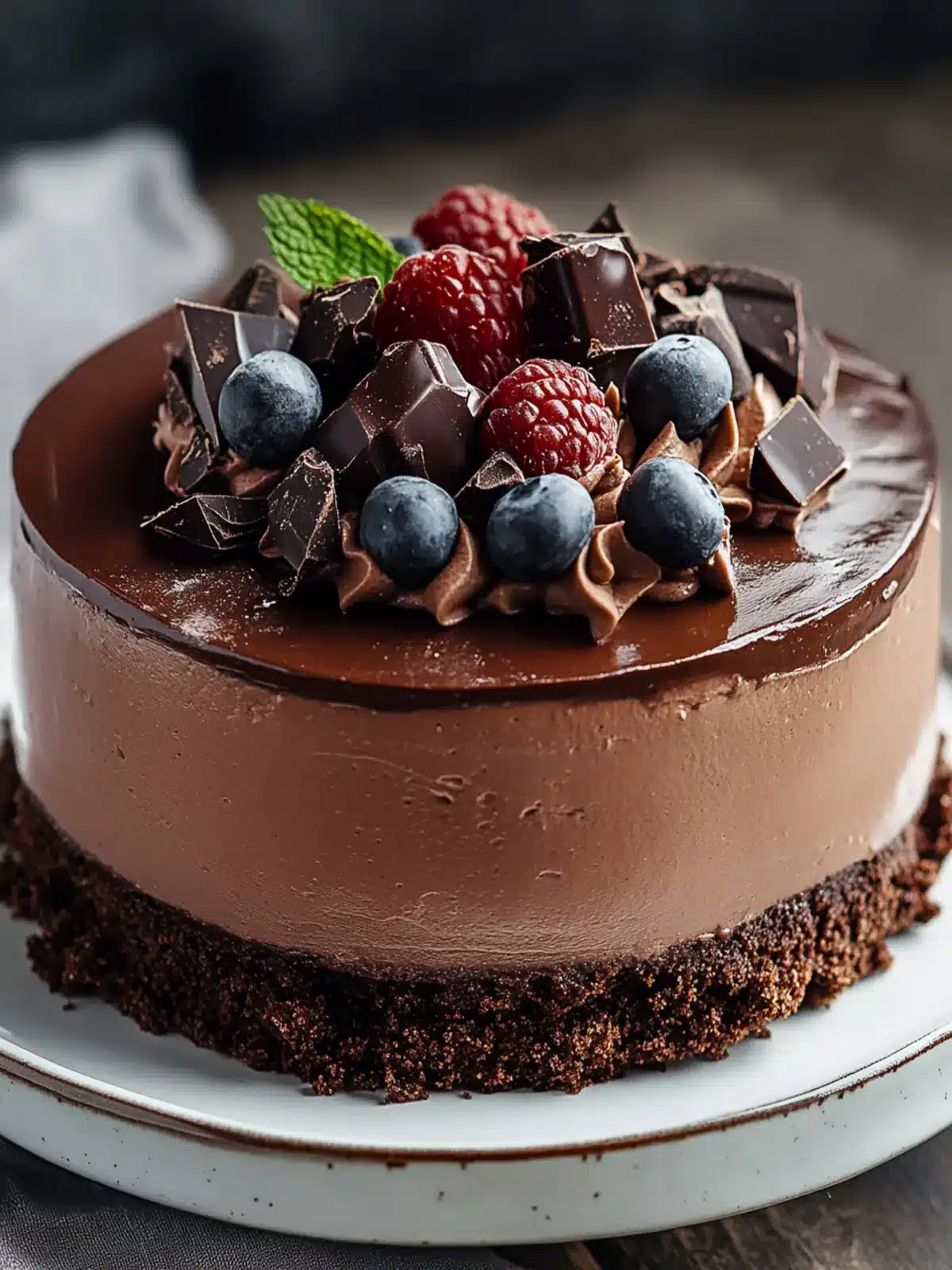 Decadent Chocolate Mousse Cake That's Perfect for Any Occasion 2 Chocolate Mousse Cake