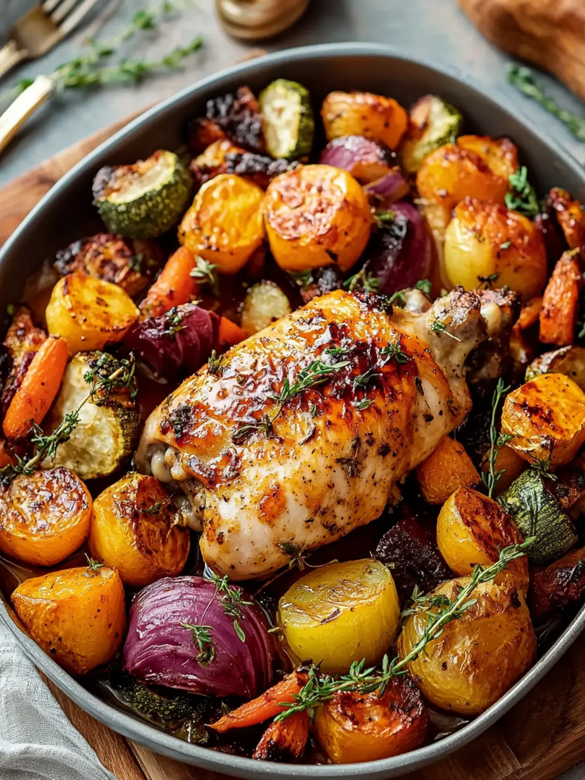 Maple Glazed Chicken with Roasted Veggies for a Cozy Dinner 3 Maple Glazed Chicken with Roasted Veggies