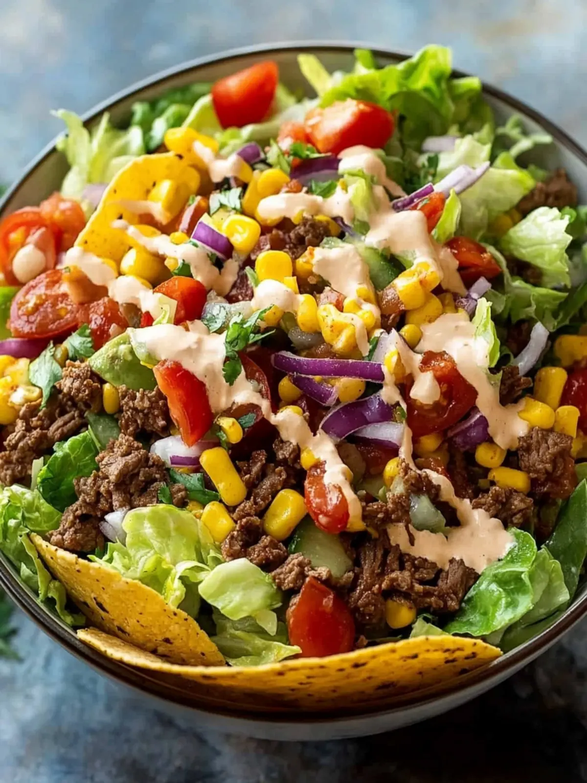 Satisfying Beef Taco Salad Ready in Just 30 Minutes 2 Beef Taco Salad
