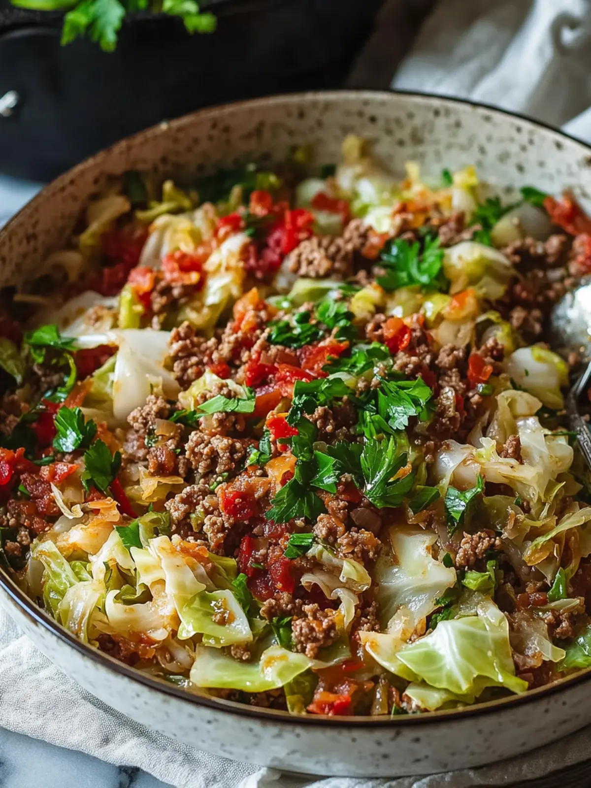 Savory Cabbage and Ground Beef Skillet for Cozy Nights 2 Cabbage and Ground Beef