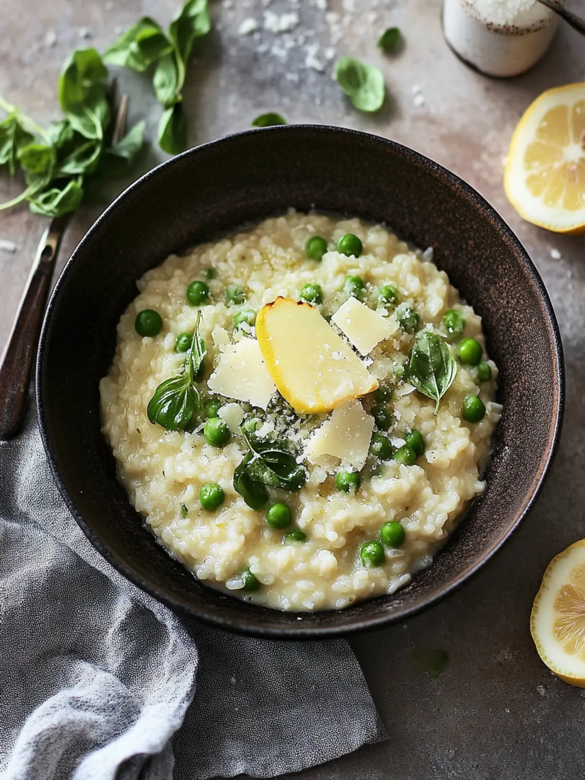 Easy Baked Risotto with Lemon, Peas & Parmesan Bliss 4 Baked Risotto with Lemon, Peas & Parmesan