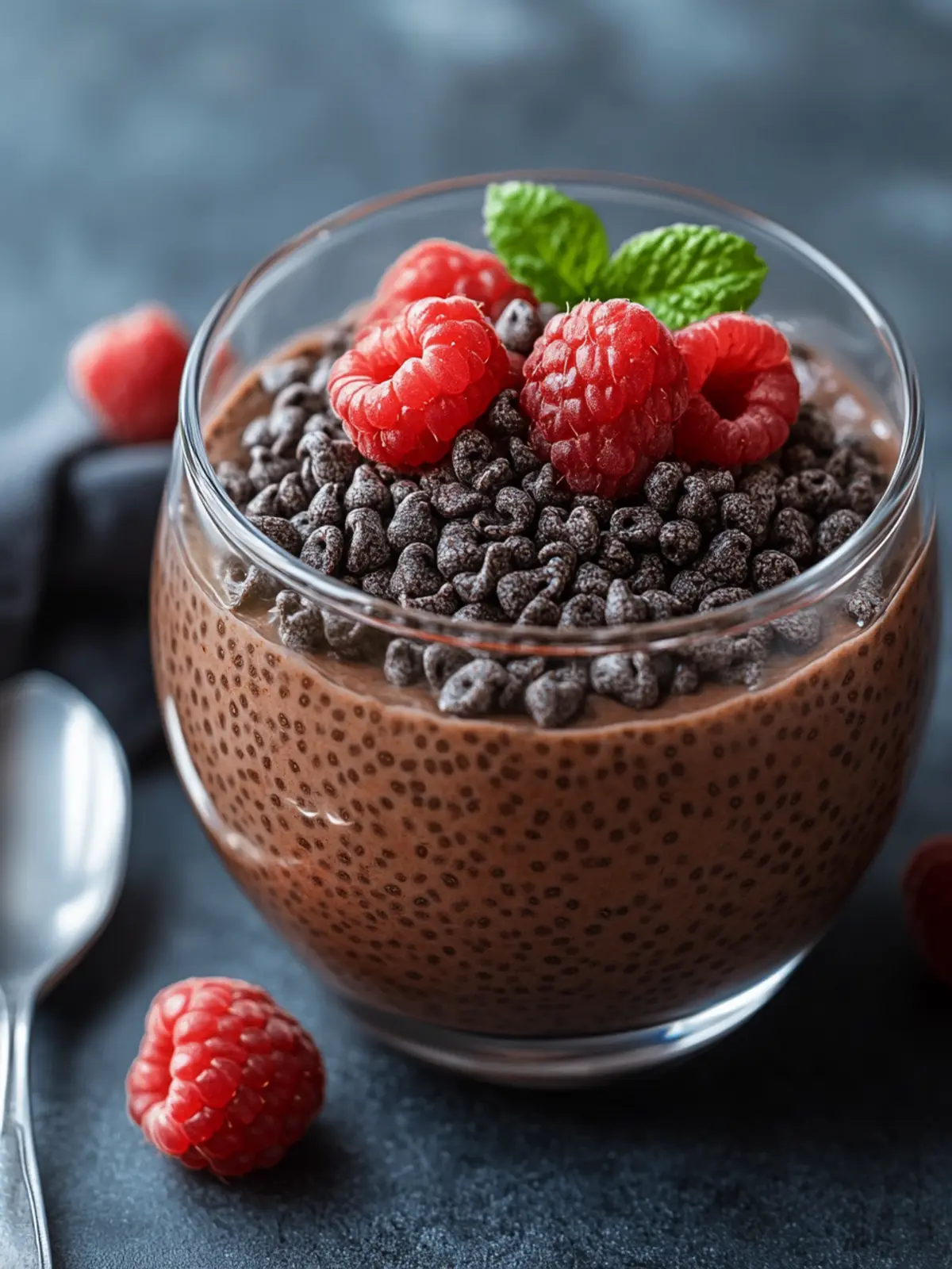 High Protein Chocolate Chia Seed Pudding That Delights! 4 High Protein Chocolate Chia Seed Pudding