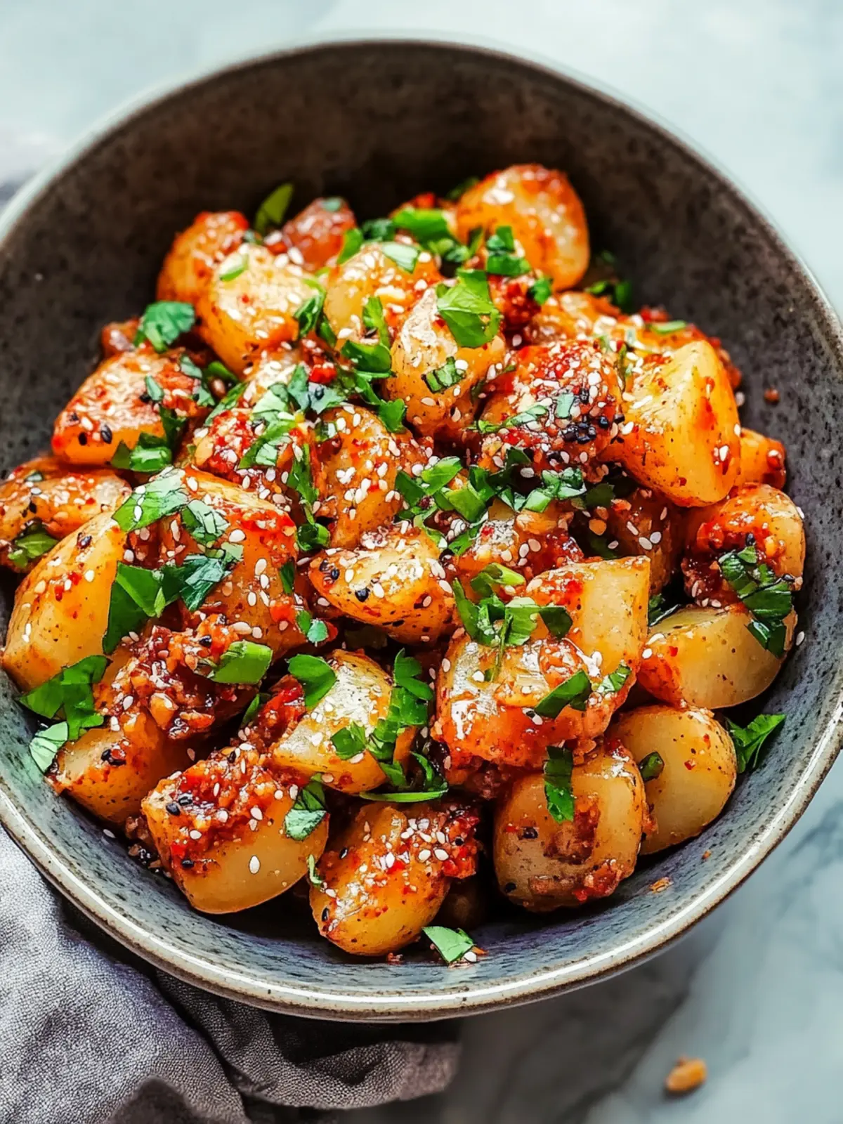 Crispy Gochujang Potato Salad: A Flavor-Packed Vegan Feast 4 Crispy Gochujang Potato Salad