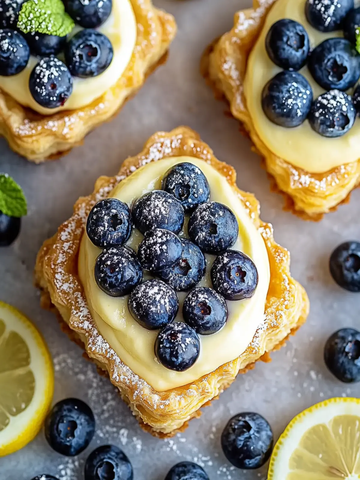 Blueberry Lemon Cream Pastries That Burst with Fresh Flavor 3 Blueberry Lemon Cream Pastries