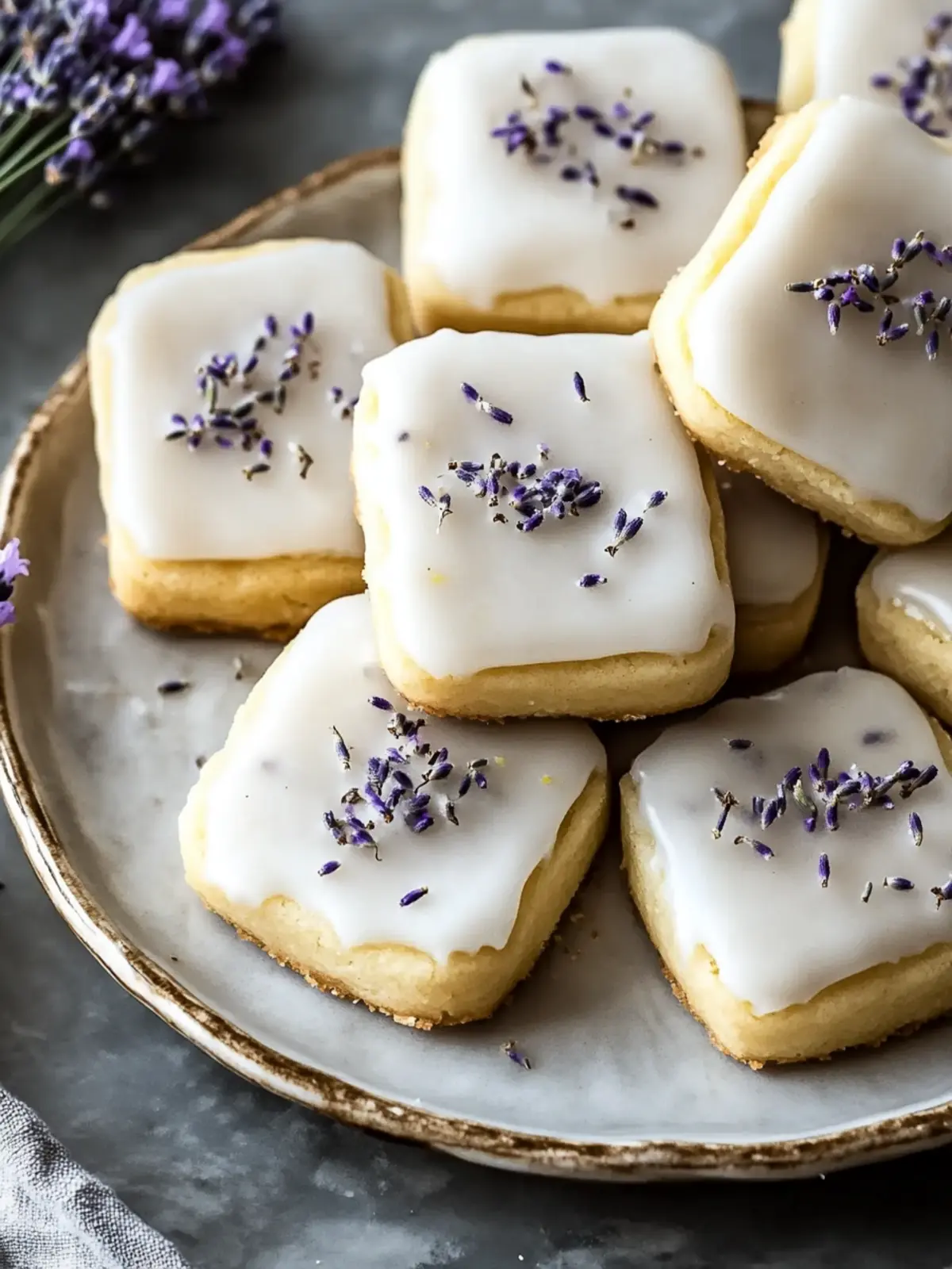 Iced Lemon Lavender Shortbread Cookies for Your Blissful Treat 2 Iced Lemon Lavender Shortbread Cookies for a Blissful Treat