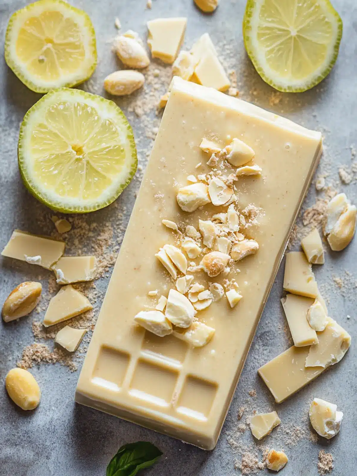 Creamy Vegan White Chocolate with Almonds in No Time 3 Vegan white chocolate