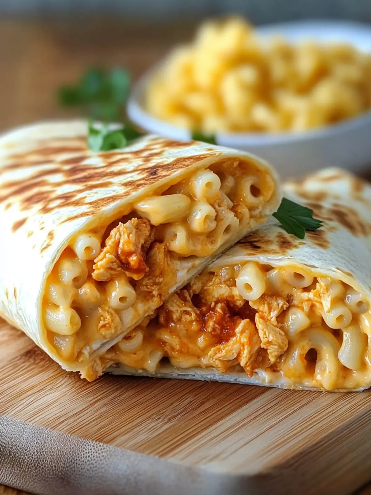 Buffalo Chicken Mac & Cheese Wrap: Your New Comfort Food Fix 2 Buffalo Chicken Mac & Cheese Wrap
