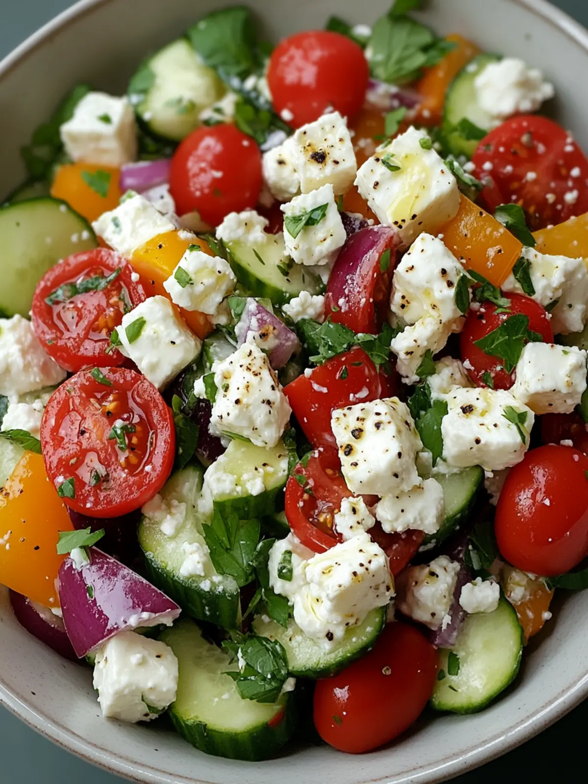 Delicious Greek Cottage Cheese Salad for a Healthy Boost 3 Greek Cottage Cheese Salad