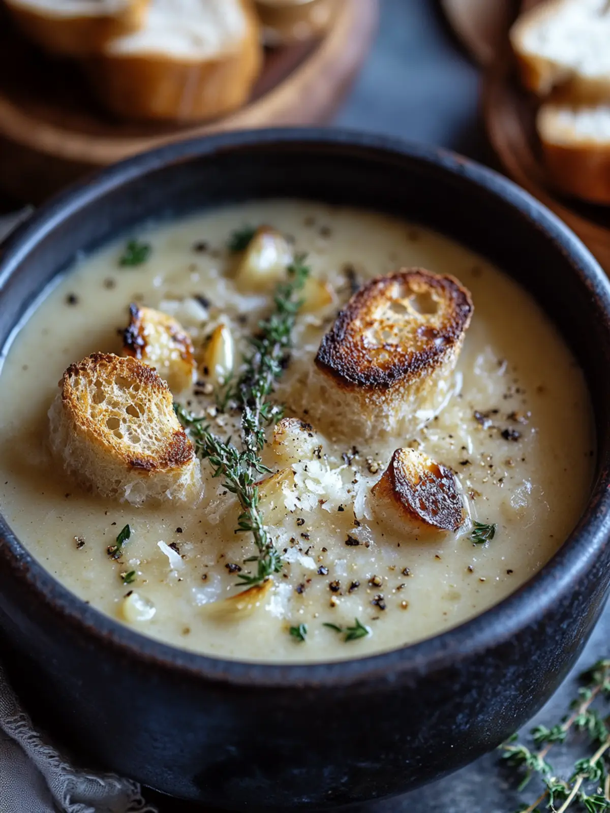 Deliciously Creamy Country French Garlic Soup to Warm Your Soul 4 Country French Garlic Soup