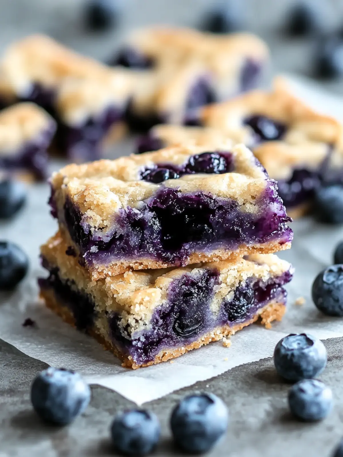 Delicious Blueberry Soft Baked Bars for Healthy Snacking 2 Delicious Blueberry Soft Baked Bars