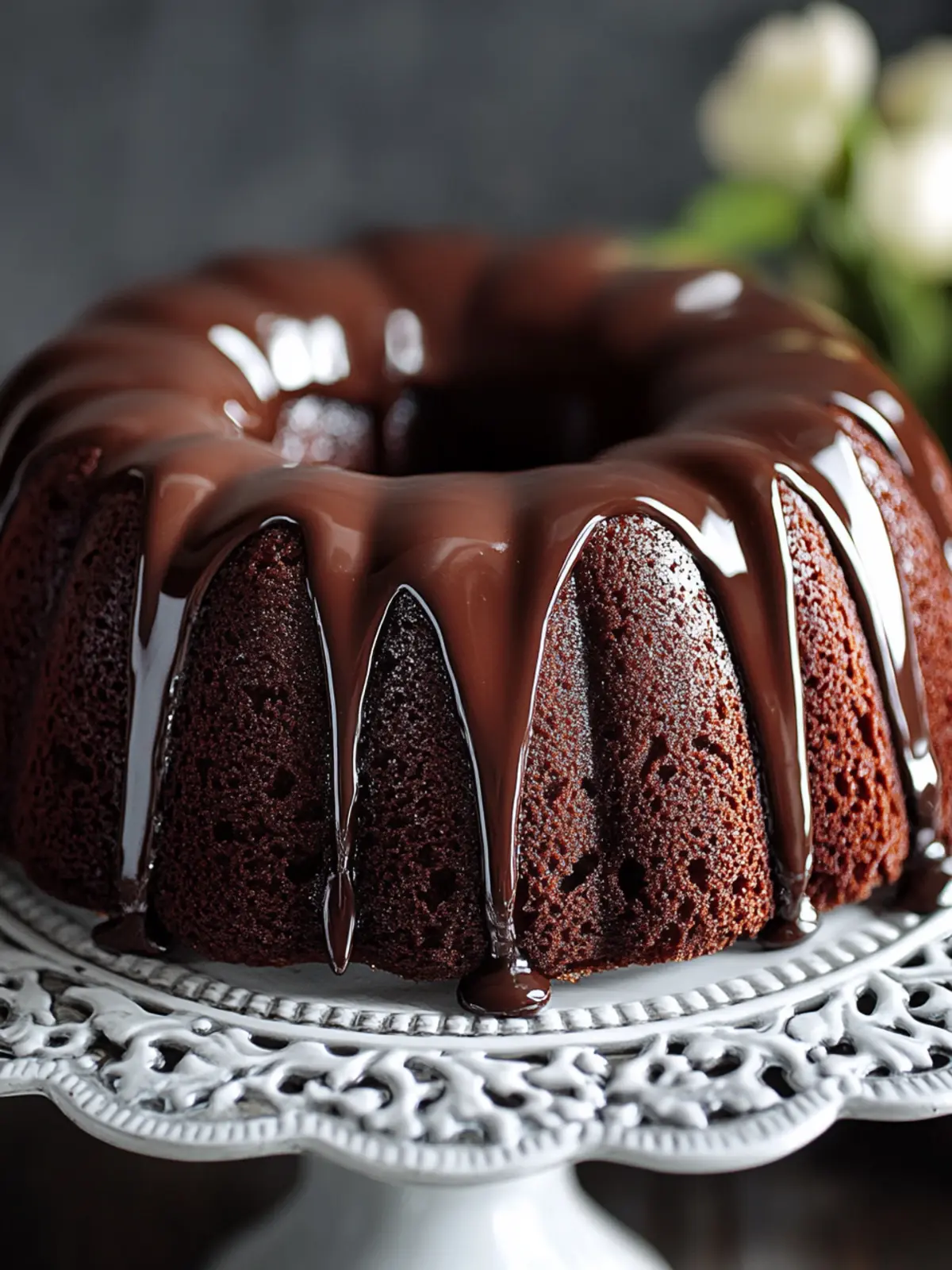 Indulge in Glossy Chocolate Pound Cake for Every Celebration 4 Glossy Chocolate Pound Cake