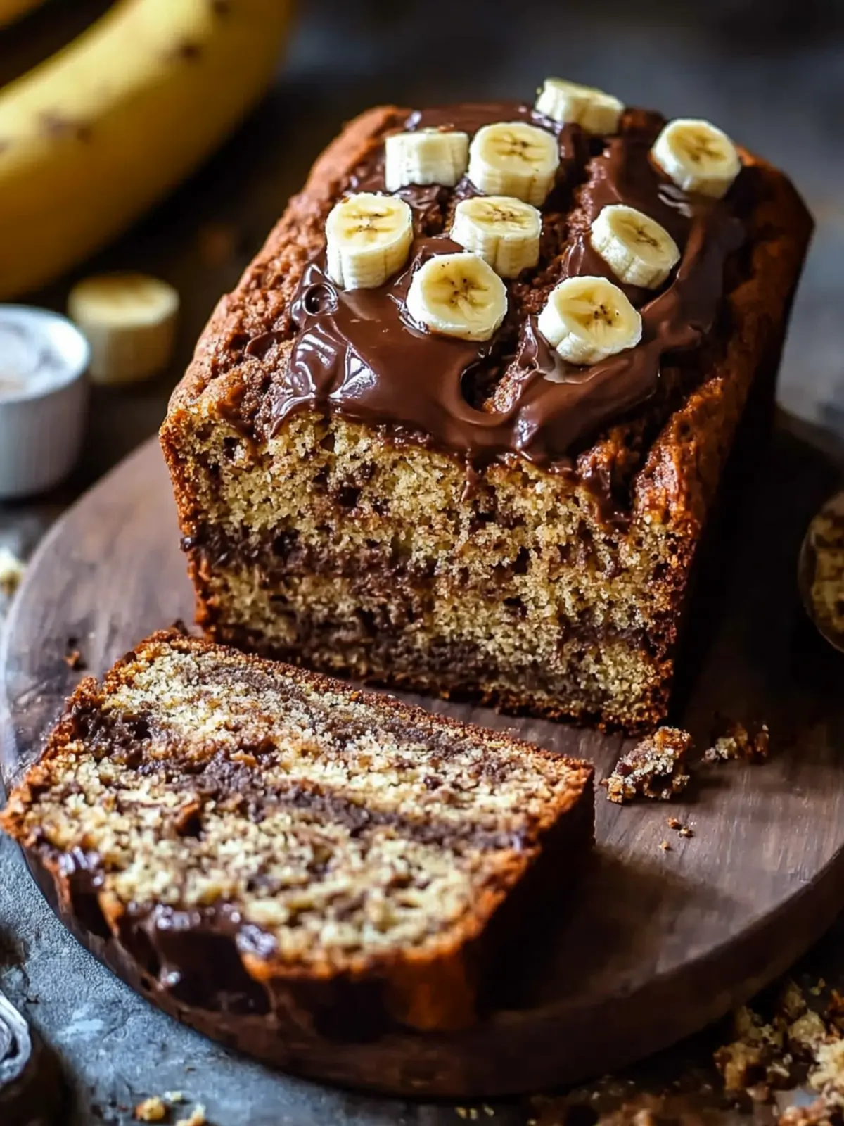 Indulge in Nutella Banana Bread for a Sweet Morning Treat 3 Nutella Banana Bread