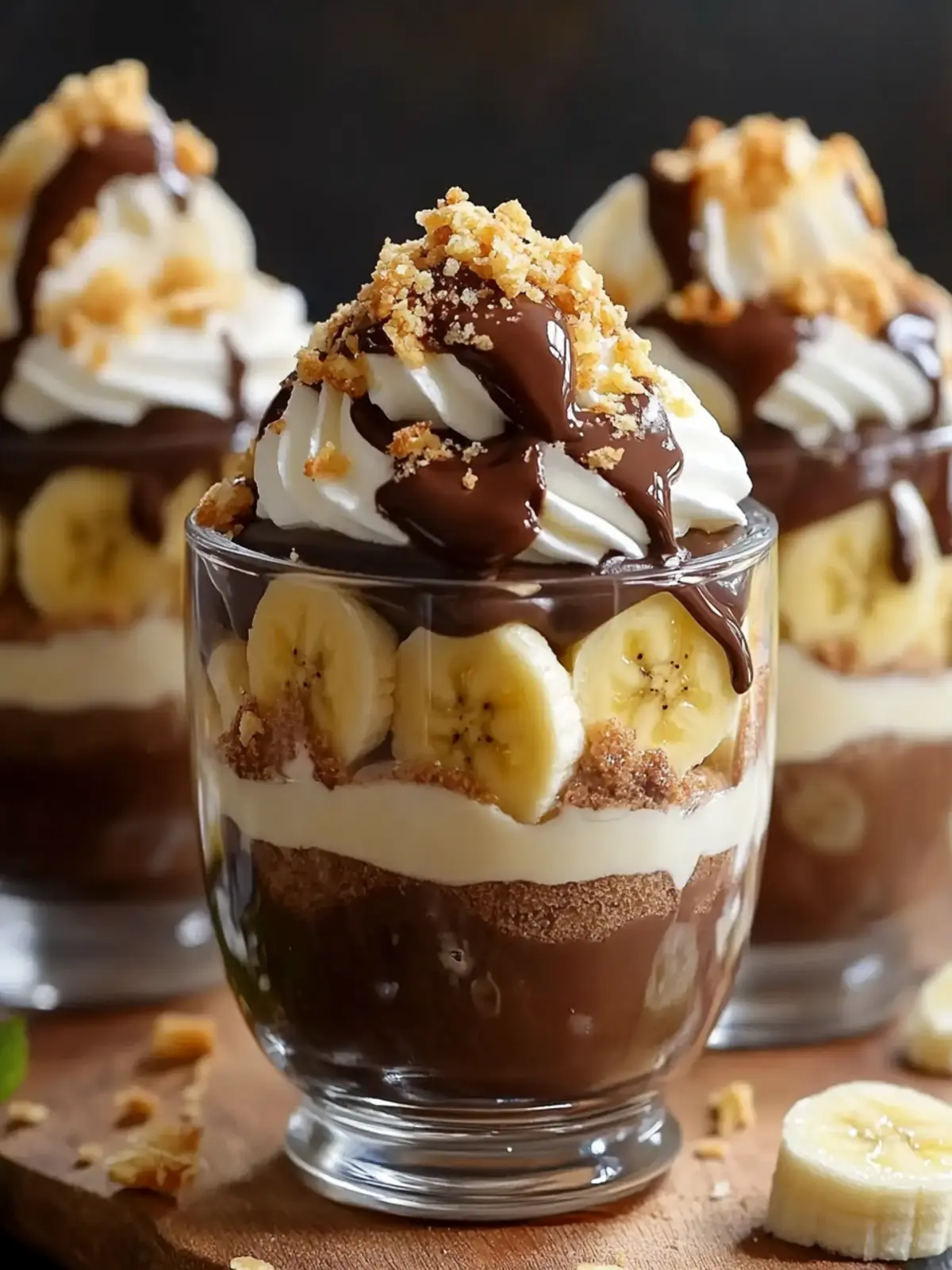 Luscious Chocolate Banana Dessert Cups Perfect for Any Occasion 3 Chocolate Banana Dessert Cups