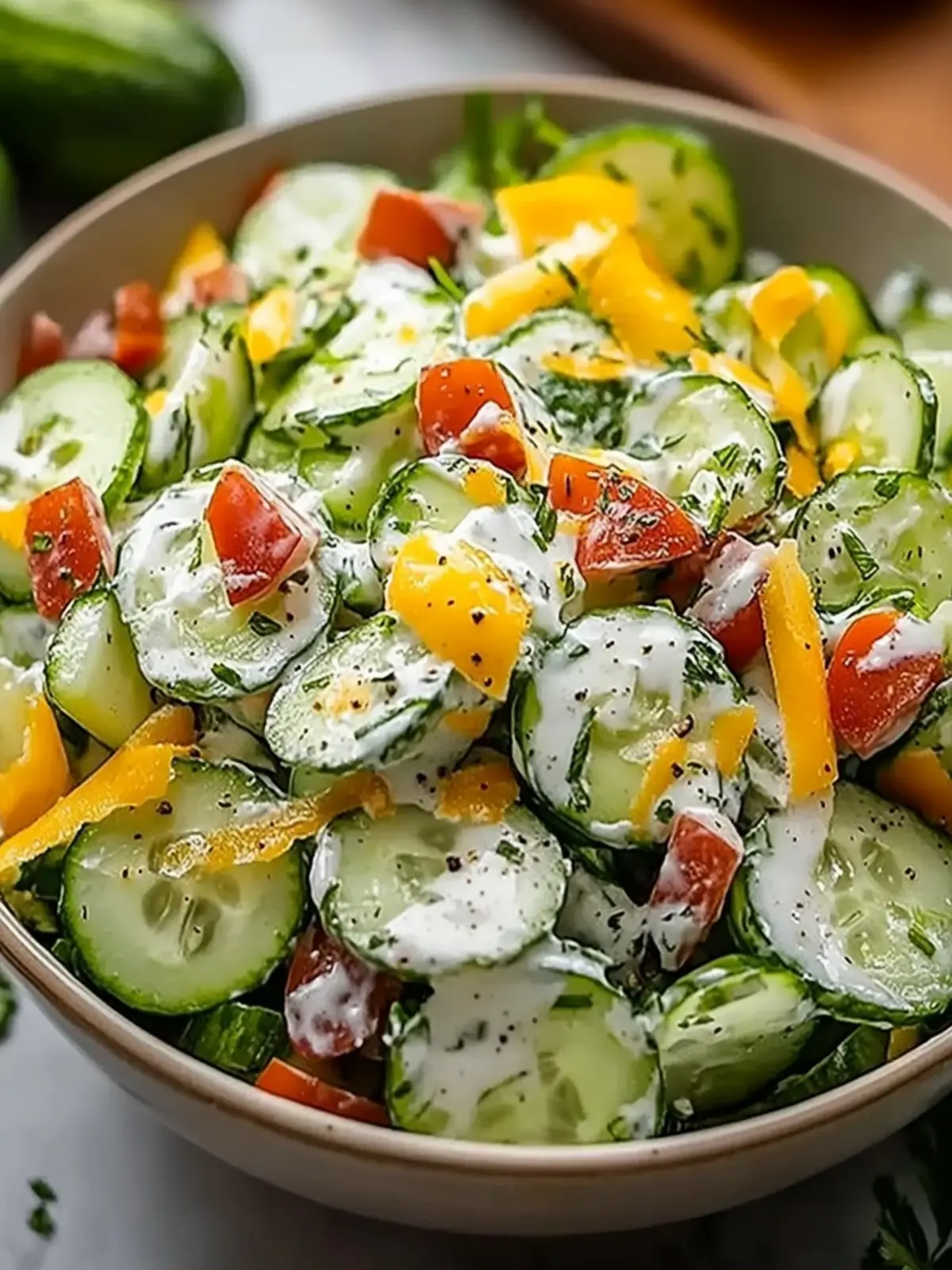 Crispy Cucumber Ranch Crack Salad You'll Crave All Summer 4 Cucumber Ranch Crack Salad