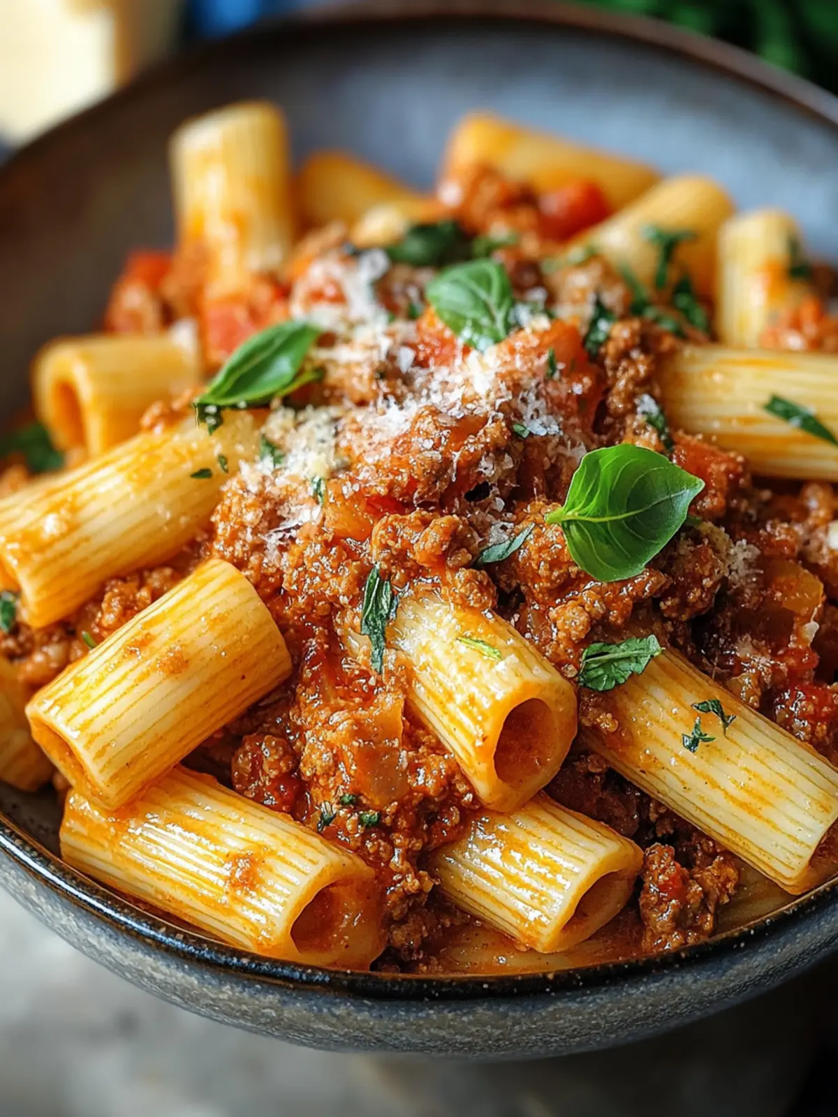 Savory Rigatoni Bolognese: Your New Family Favorite Dish 3 Rigatoni Bolognese