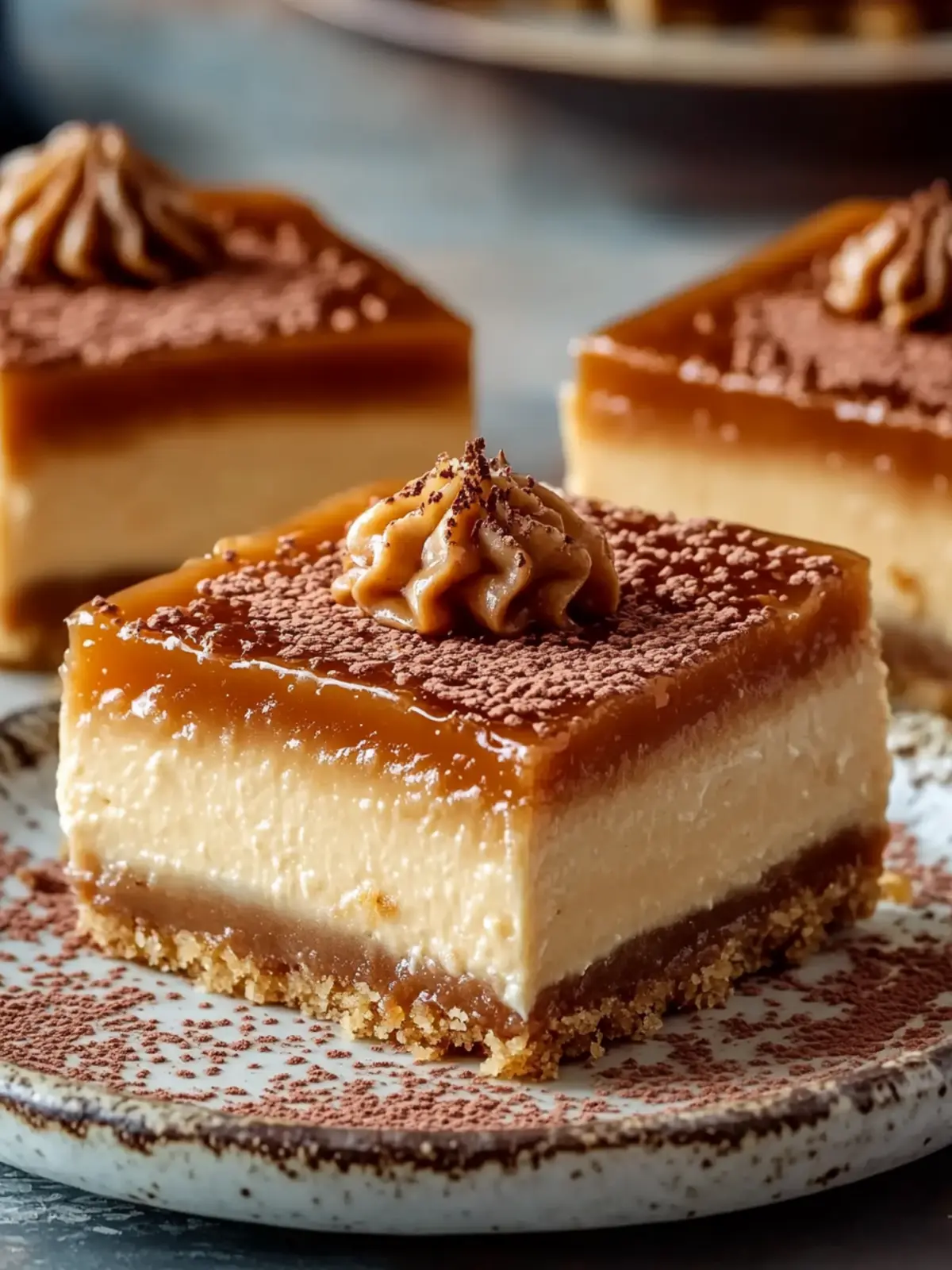 Decadent Dulce de Leche Cheesecake Bars to Swoon Over 3 Dulce de Leche Cheesecake Bars