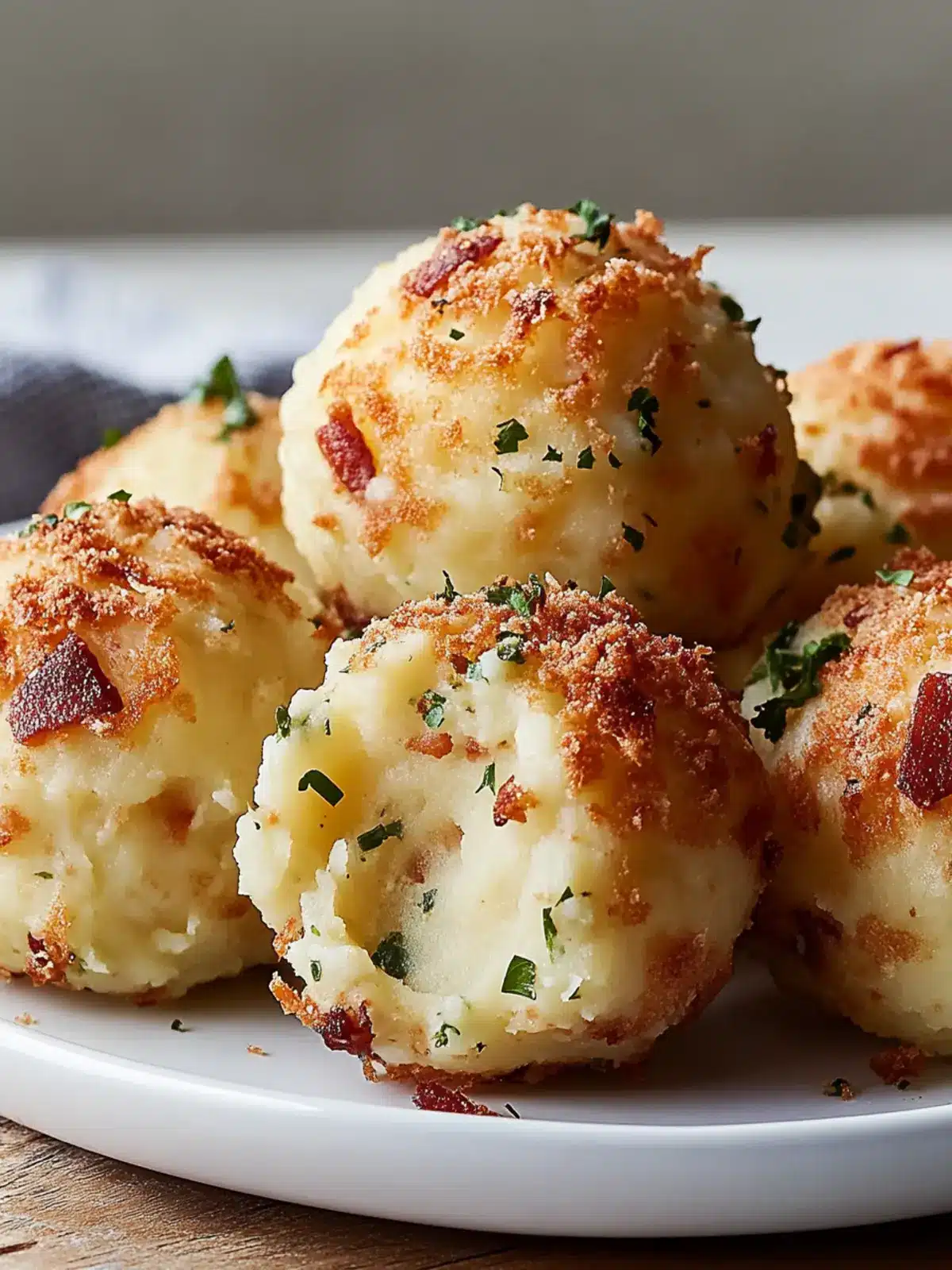 Herb Cheddar Mashed Potato Bombs: The Ultimate Comfort Snack 3 Herb Cheddar Mashed Potato Bombs