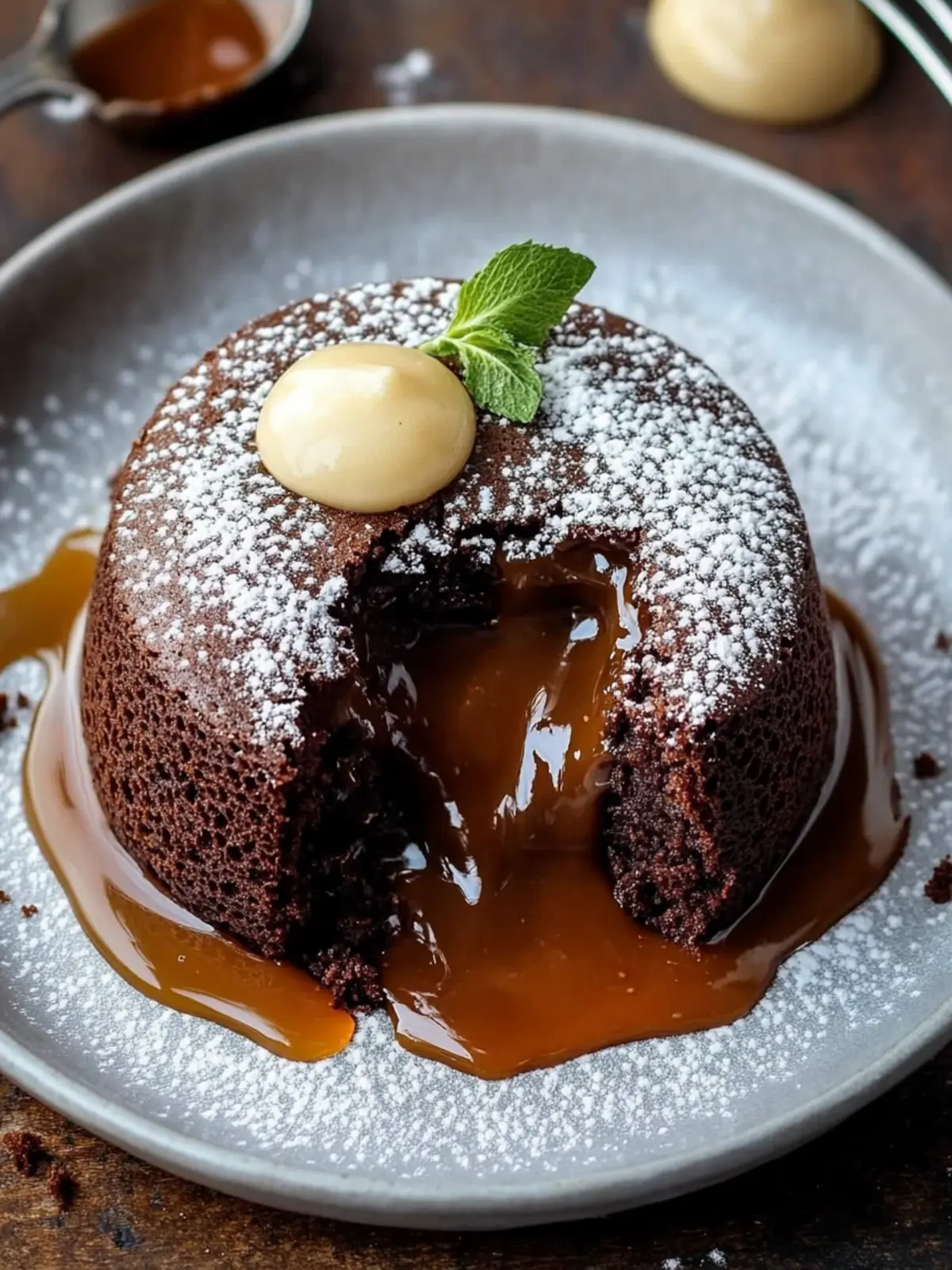 Irresistible Chocolate Caramel Lava Cake for Sweet Moments 3 Chocolate Caramel Lava Cake