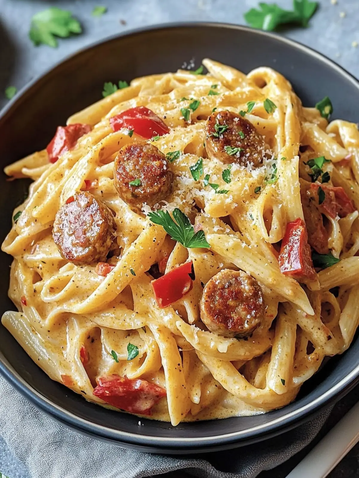 Creamy Cajun Sausage Pasta: A Spicy Weeknight Wonder 3 Creamy Cajun Sausage Pasta