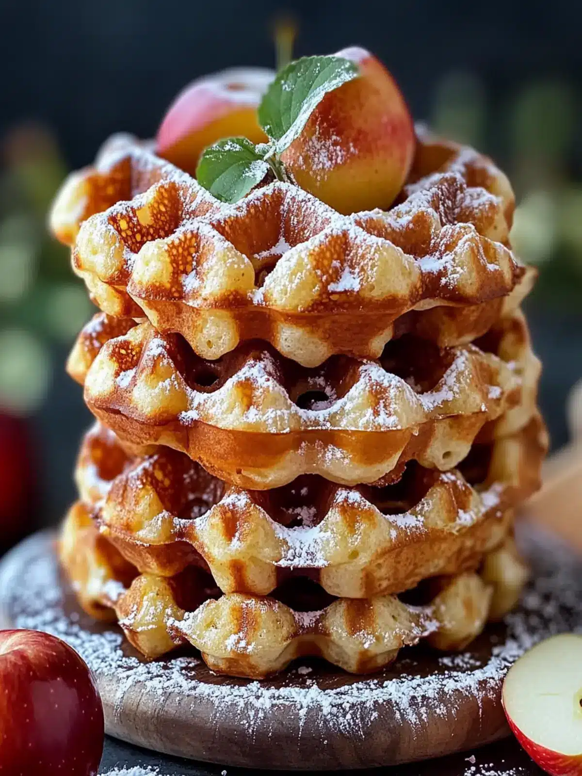 Irresistible Homemade Apple Fritter Waffle Donuts Recipe 2 Homemade Apple Fritter Waffle Donuts Recipe