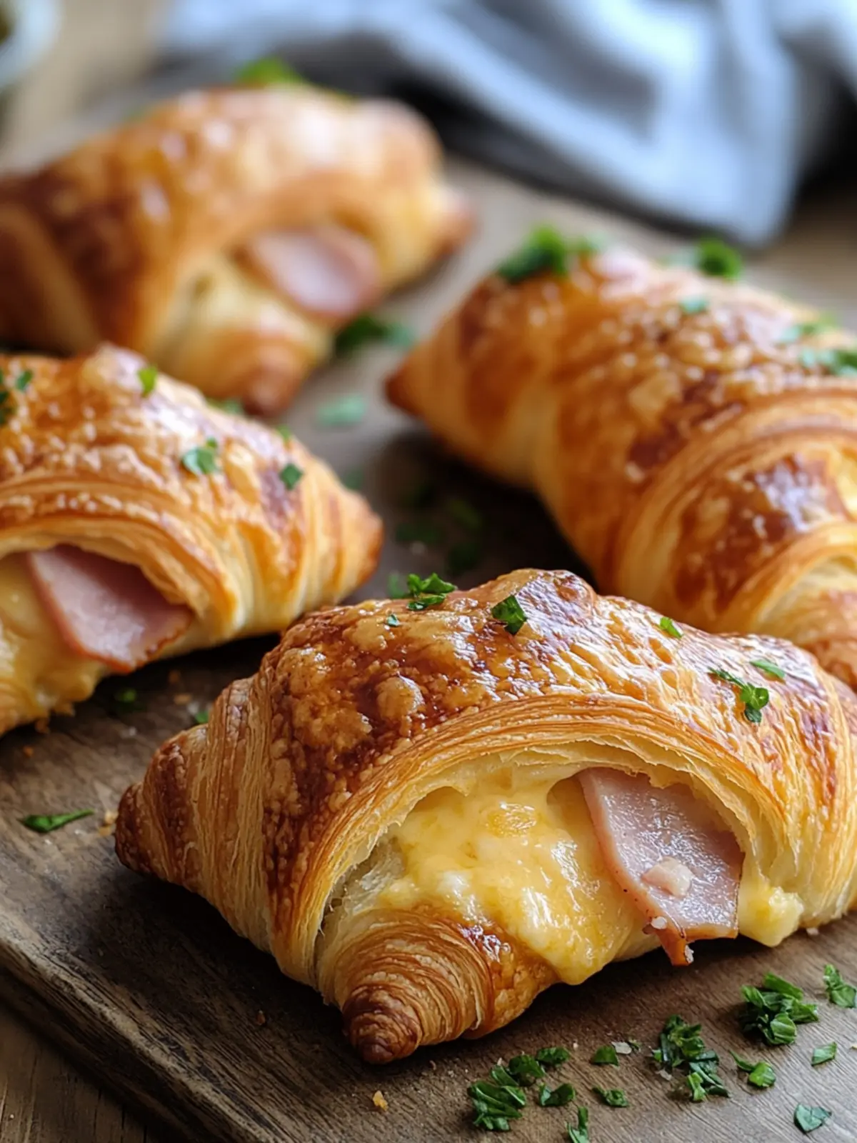 Baked Ham and Cheese Croissants: Your New Favorite Comfort Snack 3 Baked Ham and Cheese Croissants