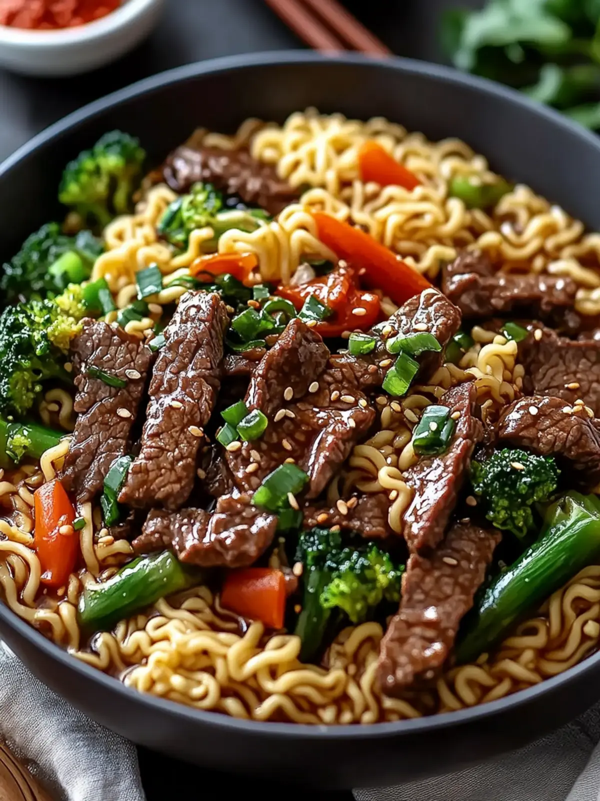 Savory Beef Ramen Stir Fry Ready in 30 Minutes Just for You 2 Beef Ramen Stir Fry