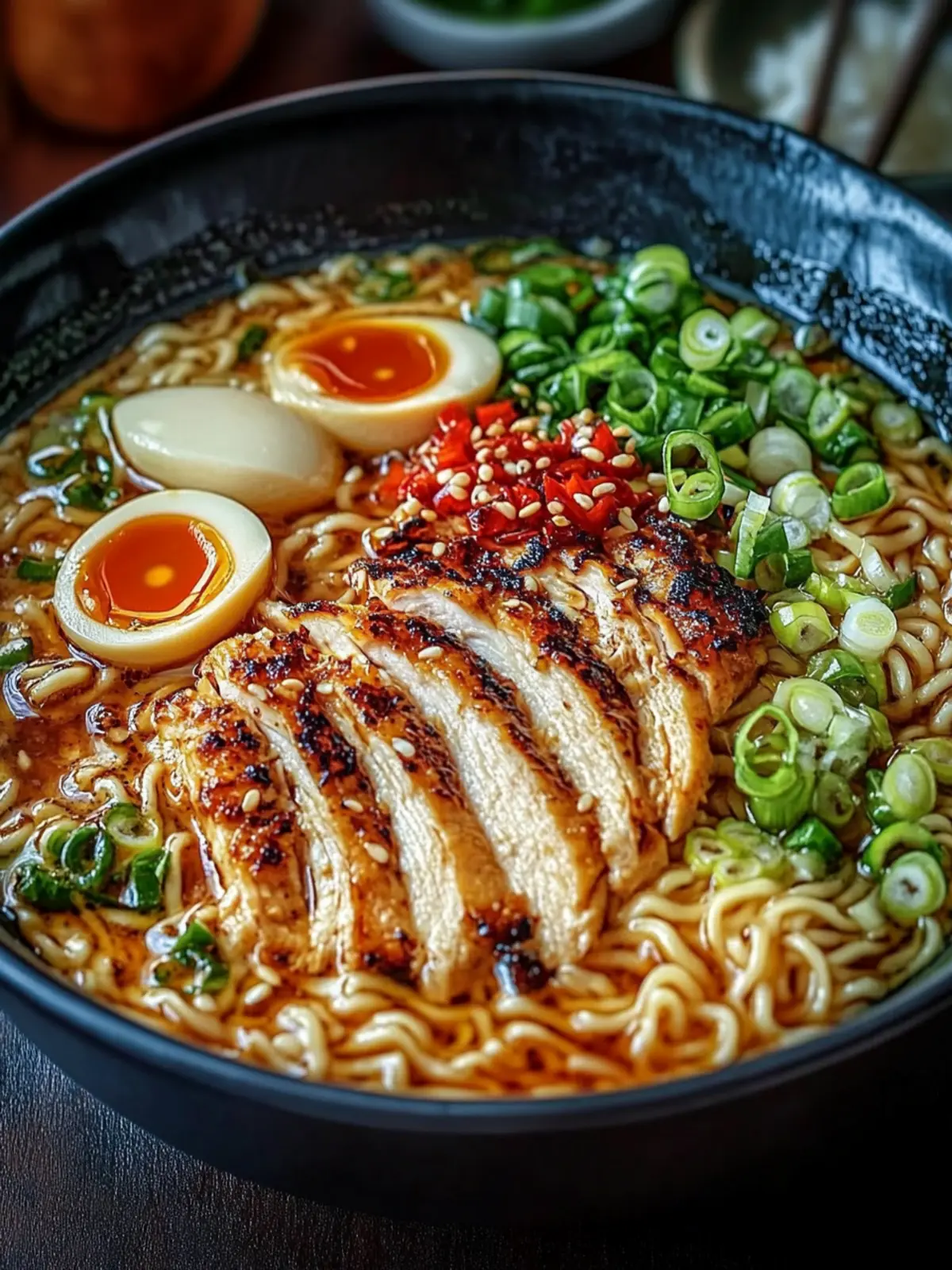 Fiery Chicken Ramen: Spice Up Your Comfort Food Game 2 Fiery Chicken Ramen