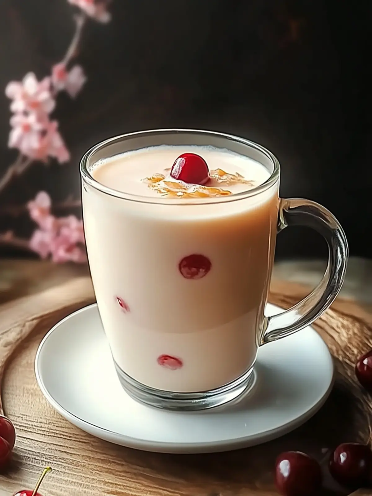 Delicious Cherry Earl Grey Milk Tea Cozy Customizable Bliss 3 Delicious Cherry Earl Grey Milk Tea