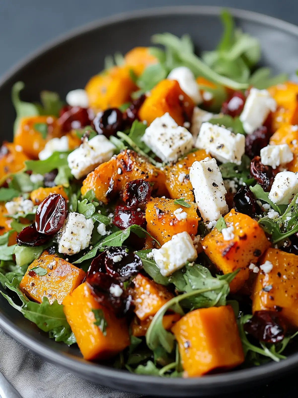 Roasted Pumpkin & Feta Salad for a Cozy Autumn Vibe 3 Roasted Pumpkin & Feta Salad