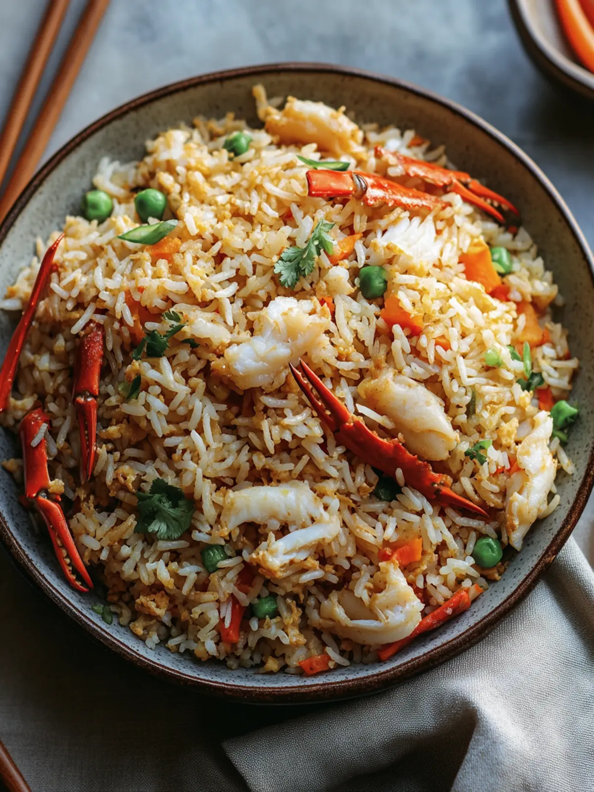Delicious Crab Fried Rice in Just 20 Minutes Flat 4 Crab Fried Rice