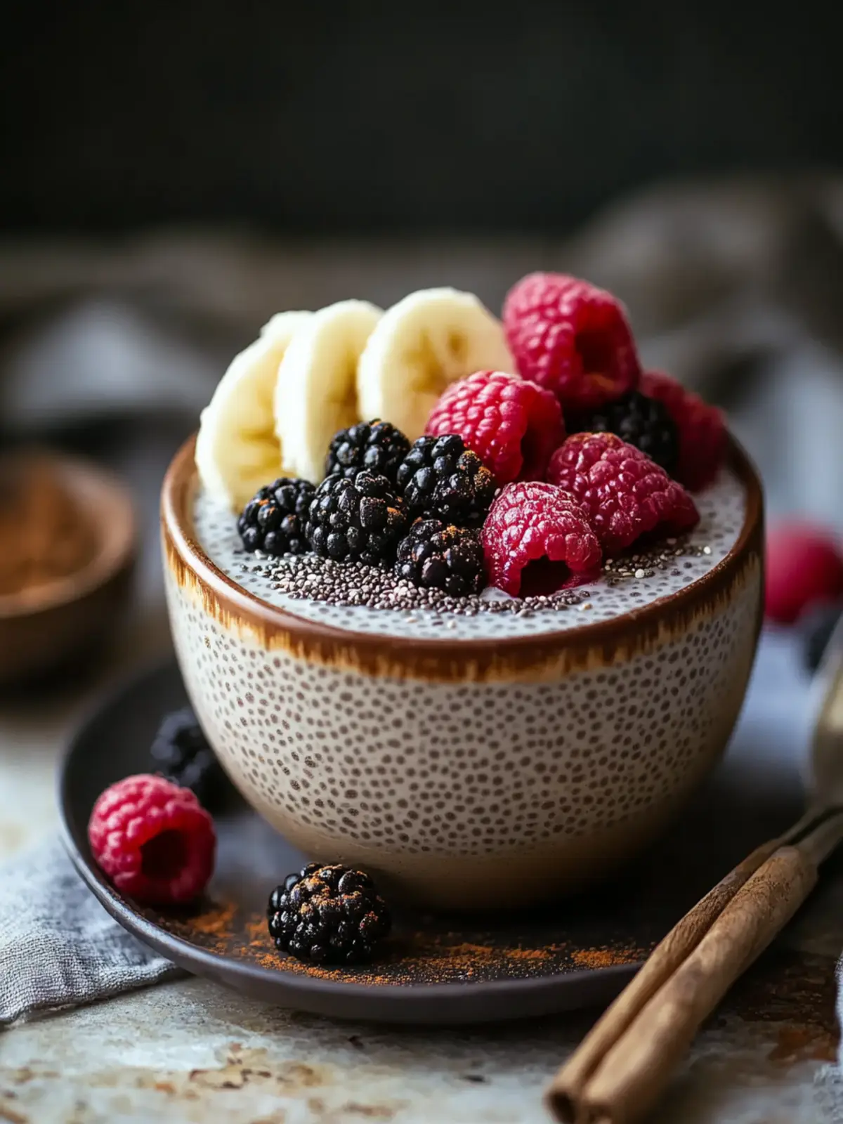 Decadent Vanilla Chia Pudding with Cinnamon Bliss 4 Vanilla Chia Pudding with Cinnamon