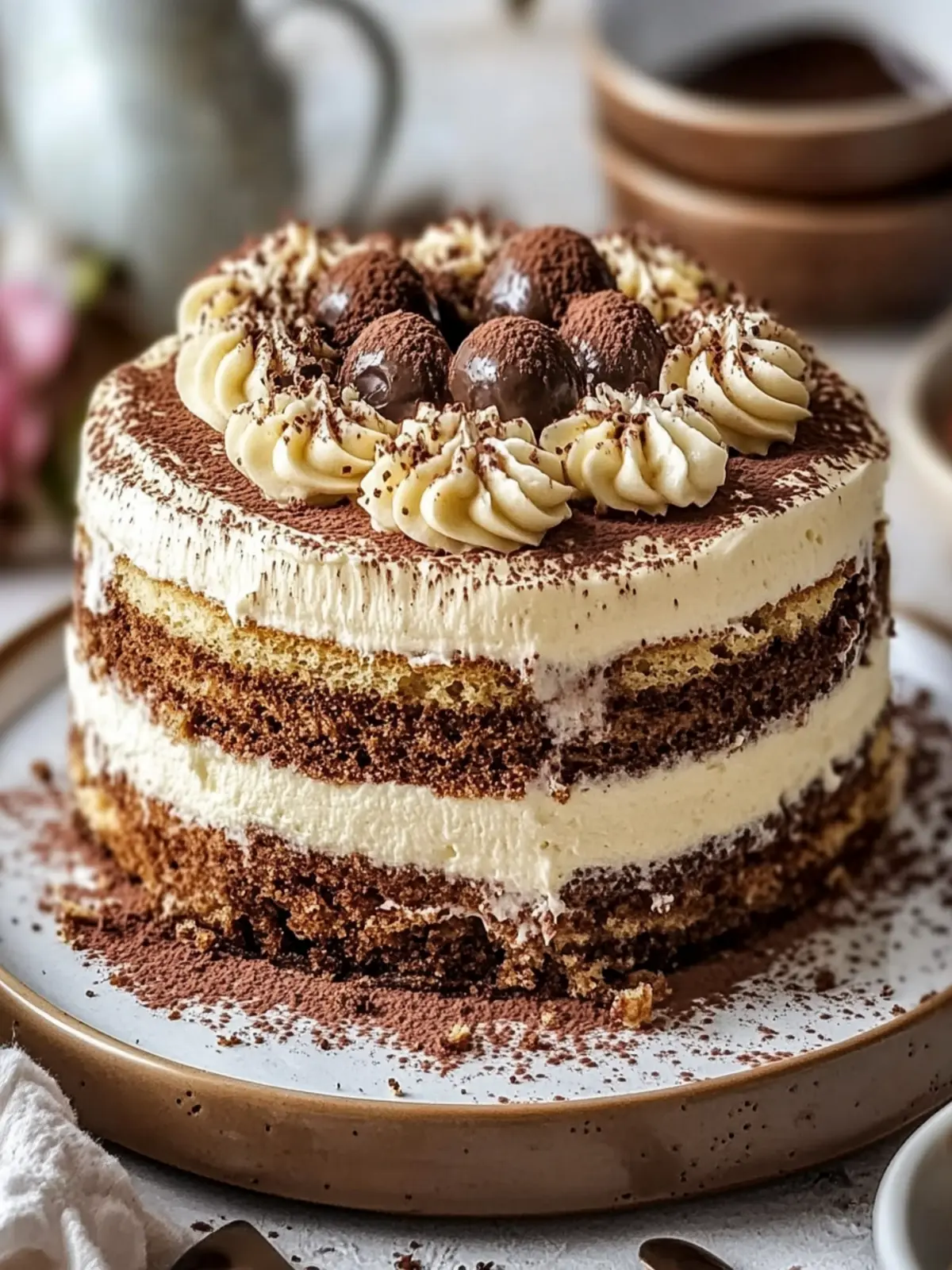 Irresistible Tiramisu Cake with Creamy Mascarpone Delight 3 Tiramisu Cake
