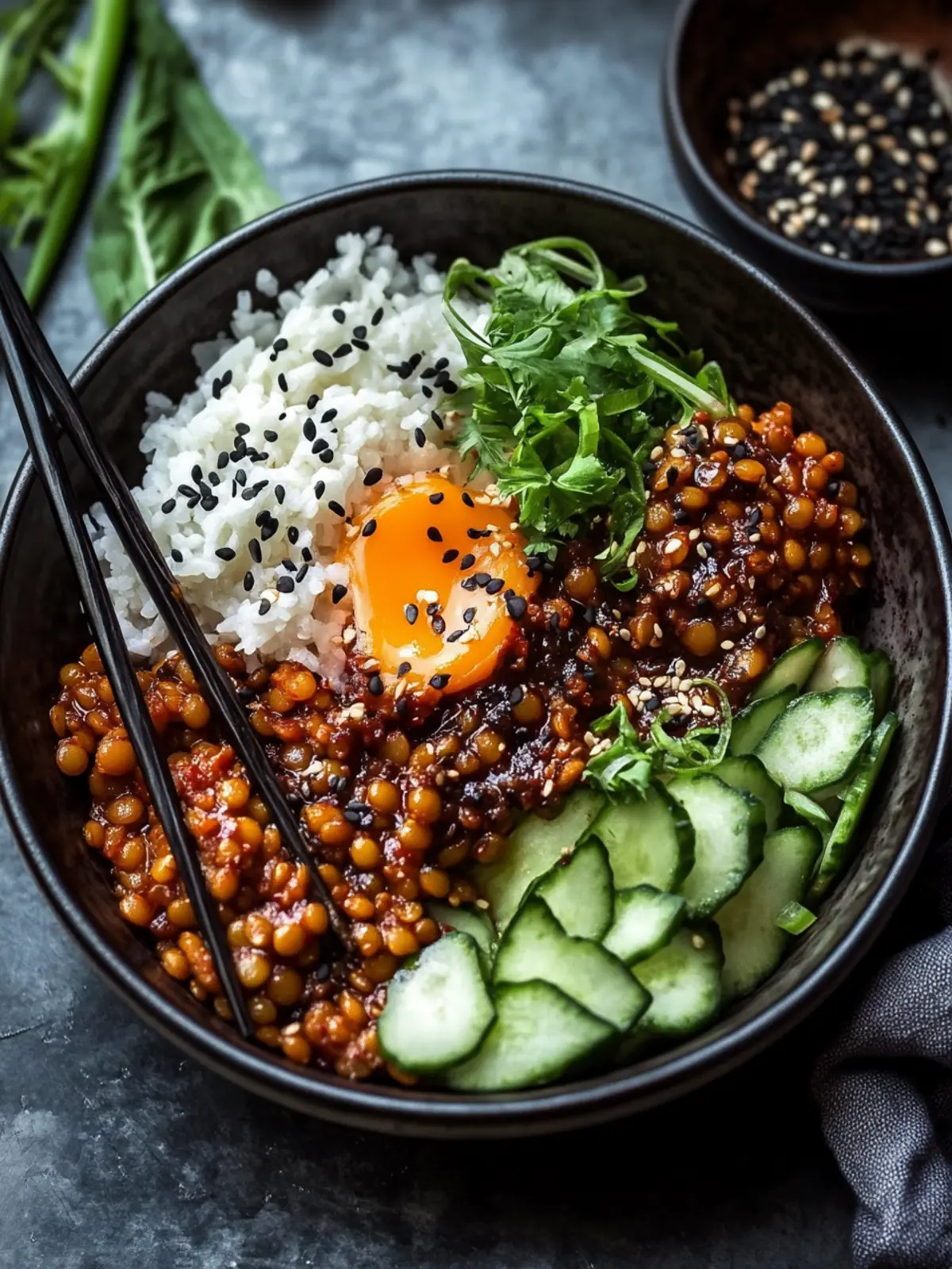 Korean Lentils Vegan Bulgogi: Comfort Food Made Easy 3 Korean Lentils Vegan Bulgogi