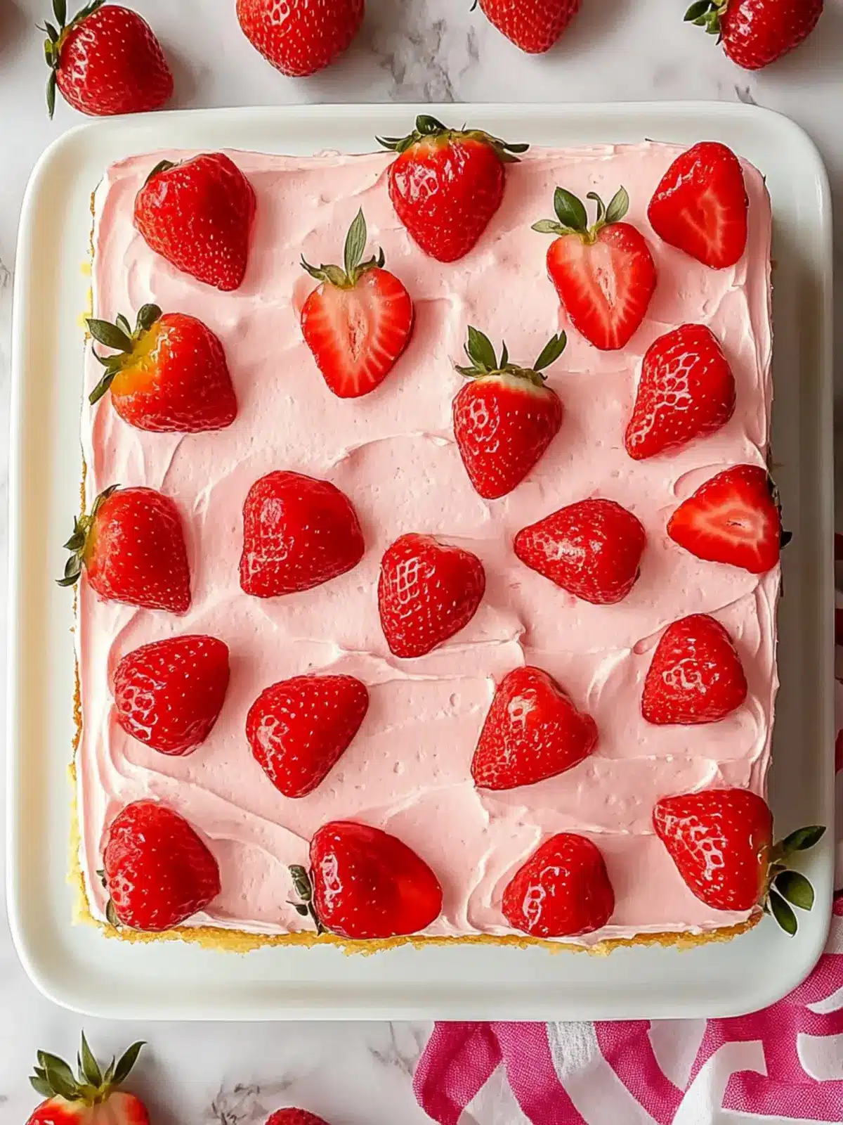 Best Strawberry Sheet Cake: Your New Family Favorite Dessert 4 Best Strawberry Sheet Cake