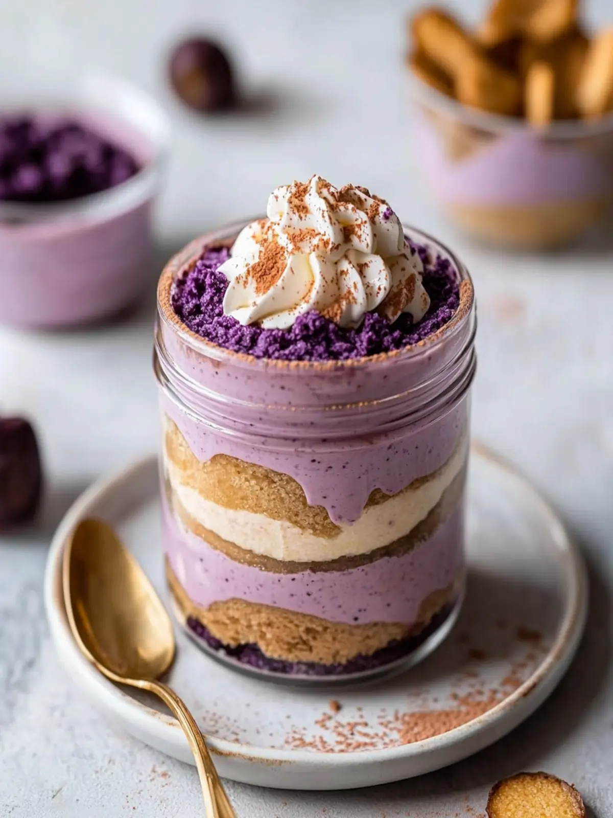 Ube Tiramisu in a Jar: Easy No-Bake Bliss You ll Love 4 Ube Tiramisu in a Jar